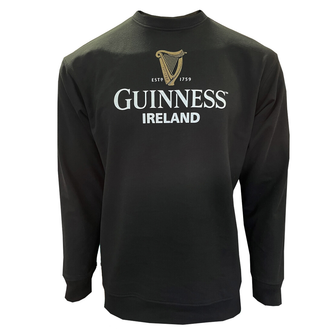 Traditional Craft Ireland Black Guinness Sweatshirt for Men