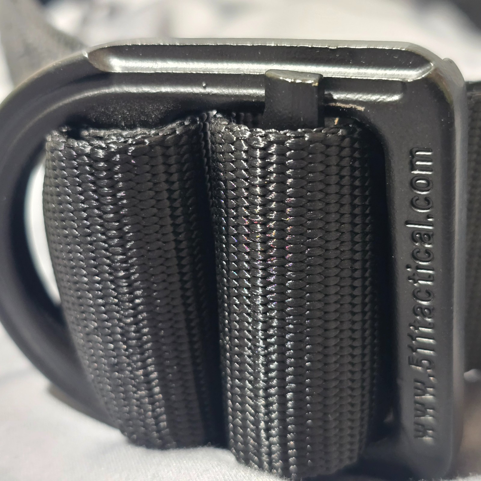 5.11 Tactical Style 59405 Black Nylon Duty Rigger Belt Medium 32-34 D-Ring
