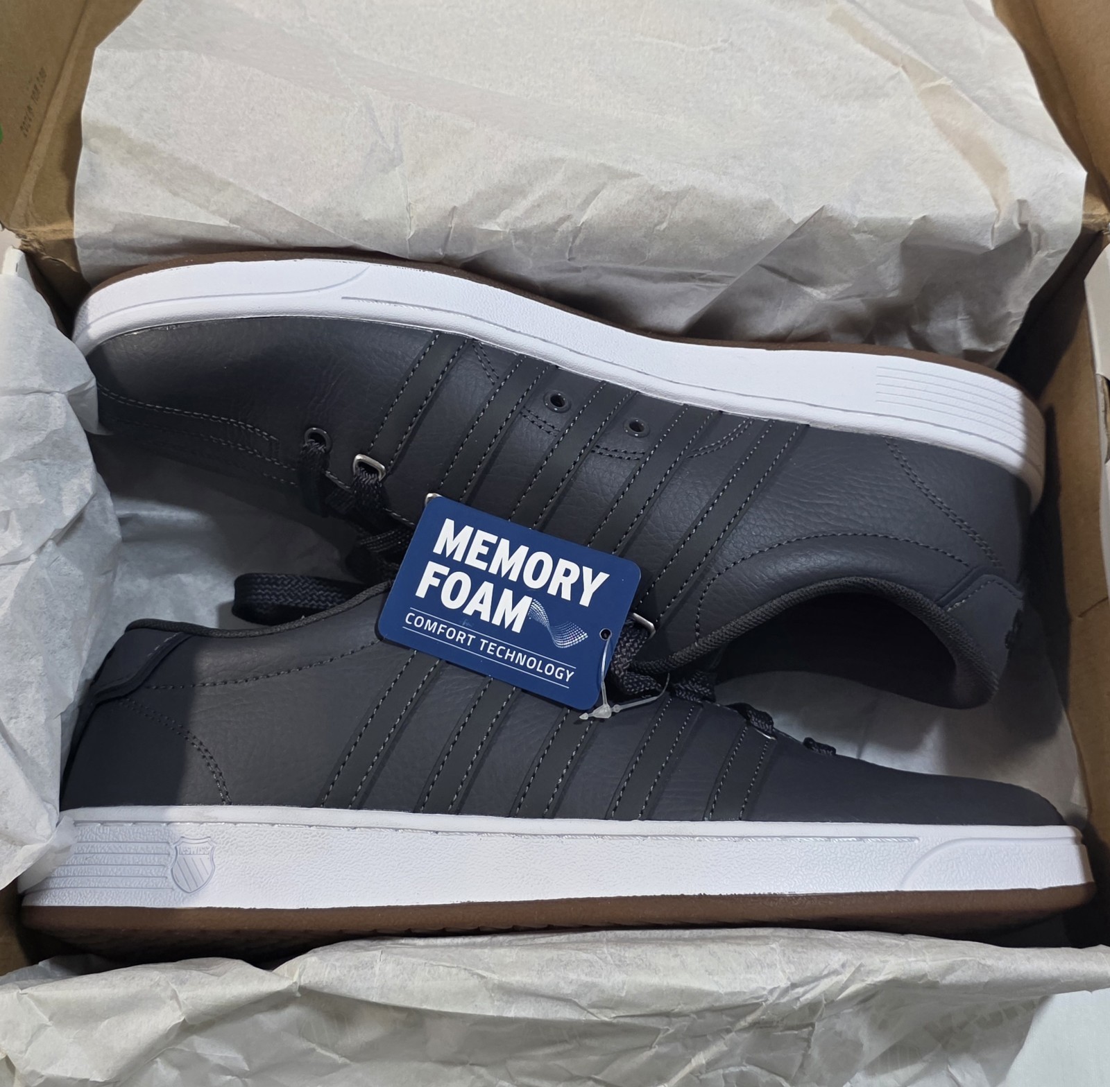 K-Swiss Court Pro II SDE CMF Shoes / Sneakers – NEW Mens 11 Dark Grey