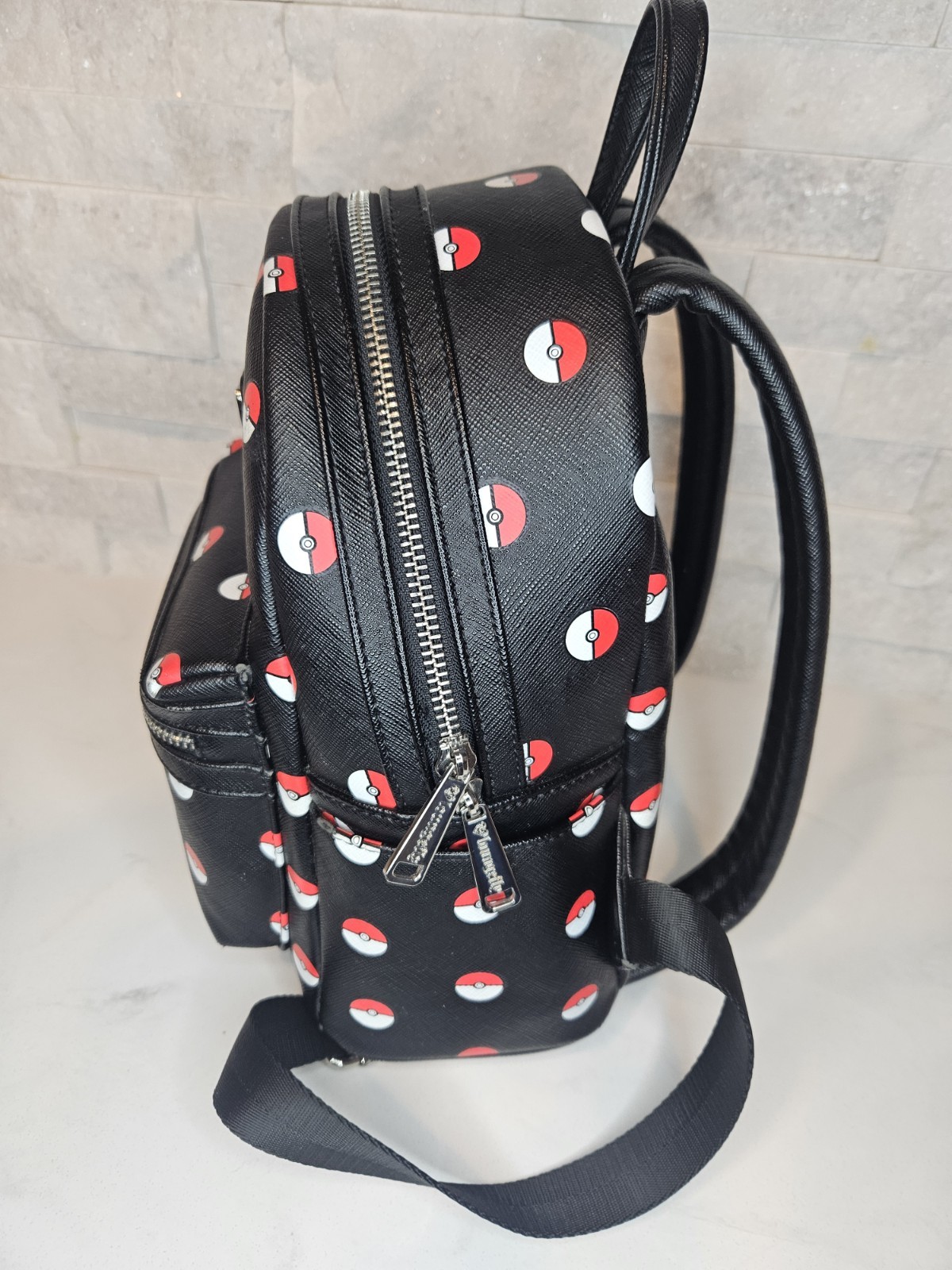 Loungefly Pokémon Poke Ball All Over Mini Backpack Bag Anime 90’s