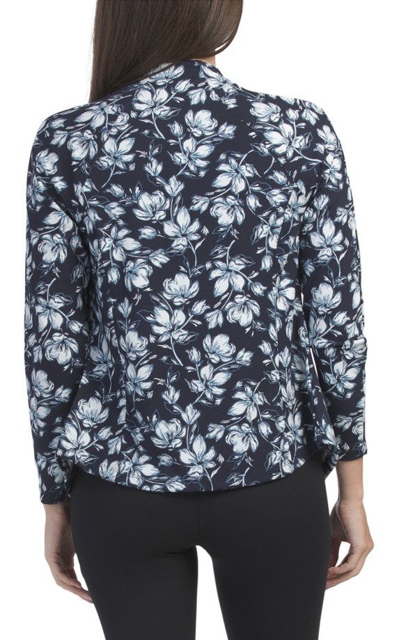 NWT Tommy Bahama Yoga Full Zip Jacket Pullover S M L XL Navy Pockets UPF F9