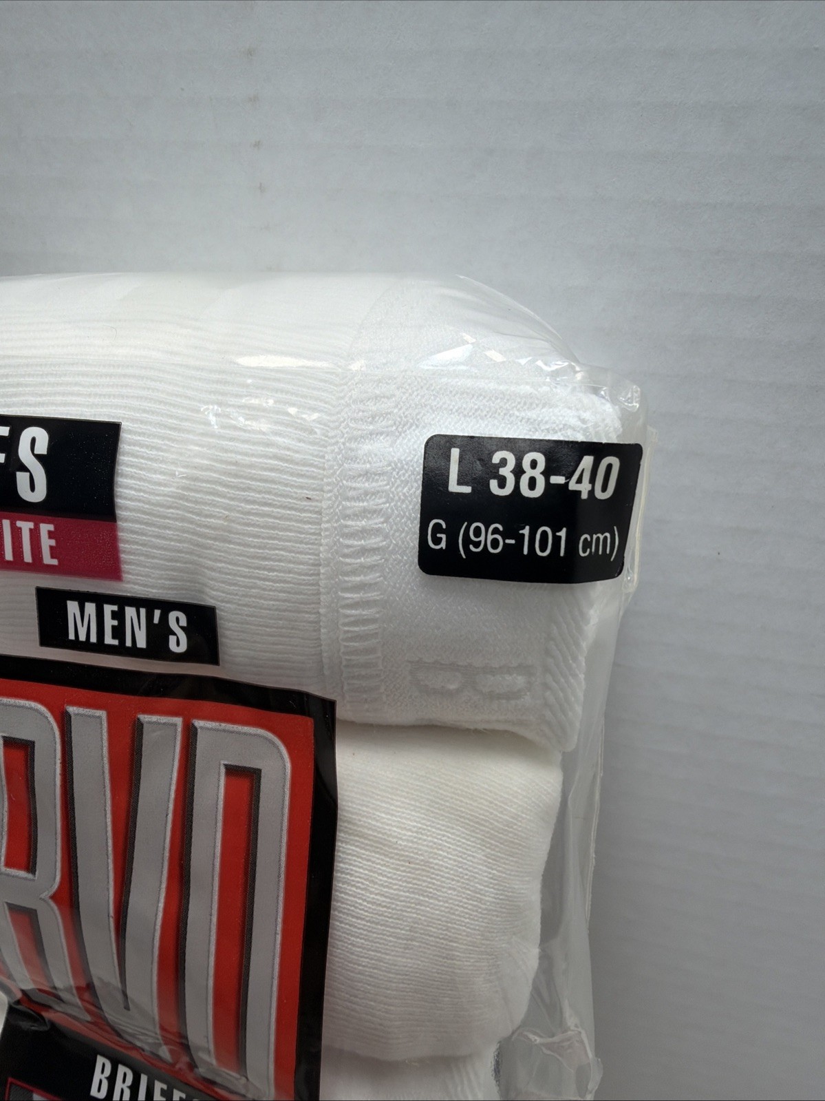 BVD Men’s 5 Pair L 38-40 Classic Cotton Briefs Underwear Large 1 Pack