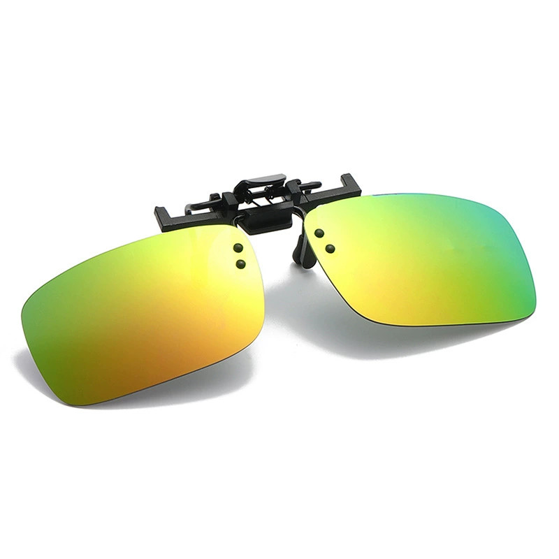 5 Pack Clip On Polarized Flip Up Sunglasses Night Driving Glasses For Men Women