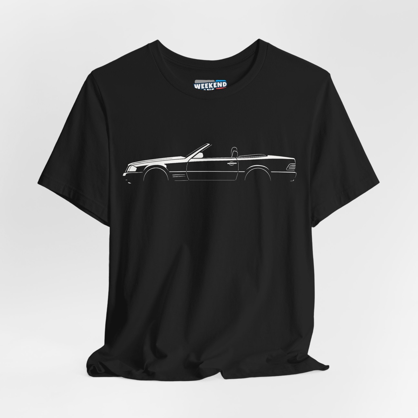 R129 Mercedes SL Roadster Silhouette Shirt : 1989 – 2002 SL-Class Graphic TShirt