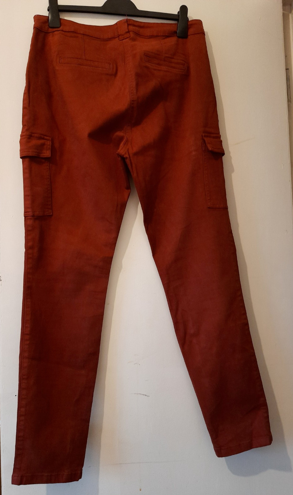 Next Mid Rise Rusted Cargo Trousers Size 16UK Long
