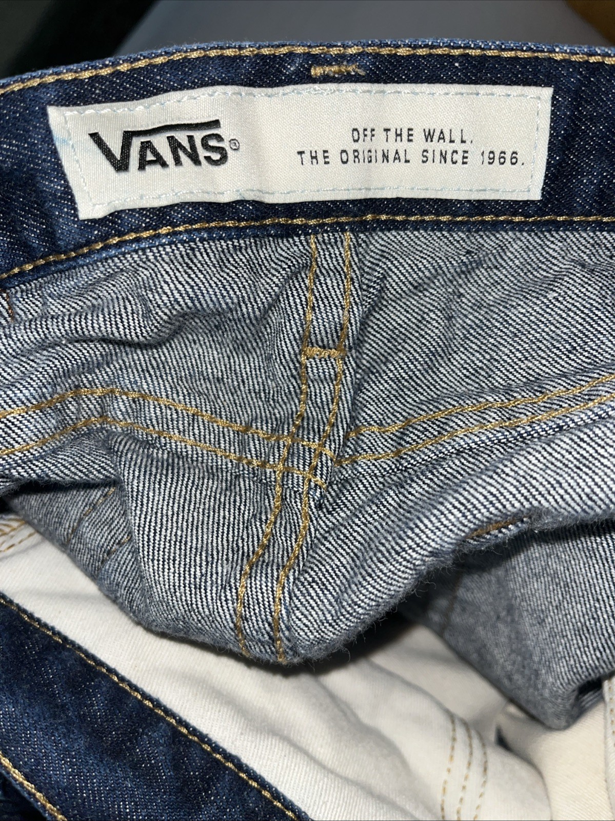 MENS OFF THE WALL V56 STANDARD SLIM FIT DENIM RAW INDIGO JEANS SIZE 32X32
