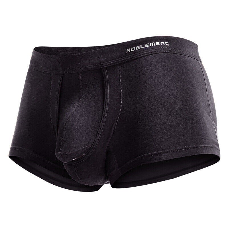 Mens Underwear Separate Penis Ball Pouch Breathable Comfort Sport Boxer Shorts