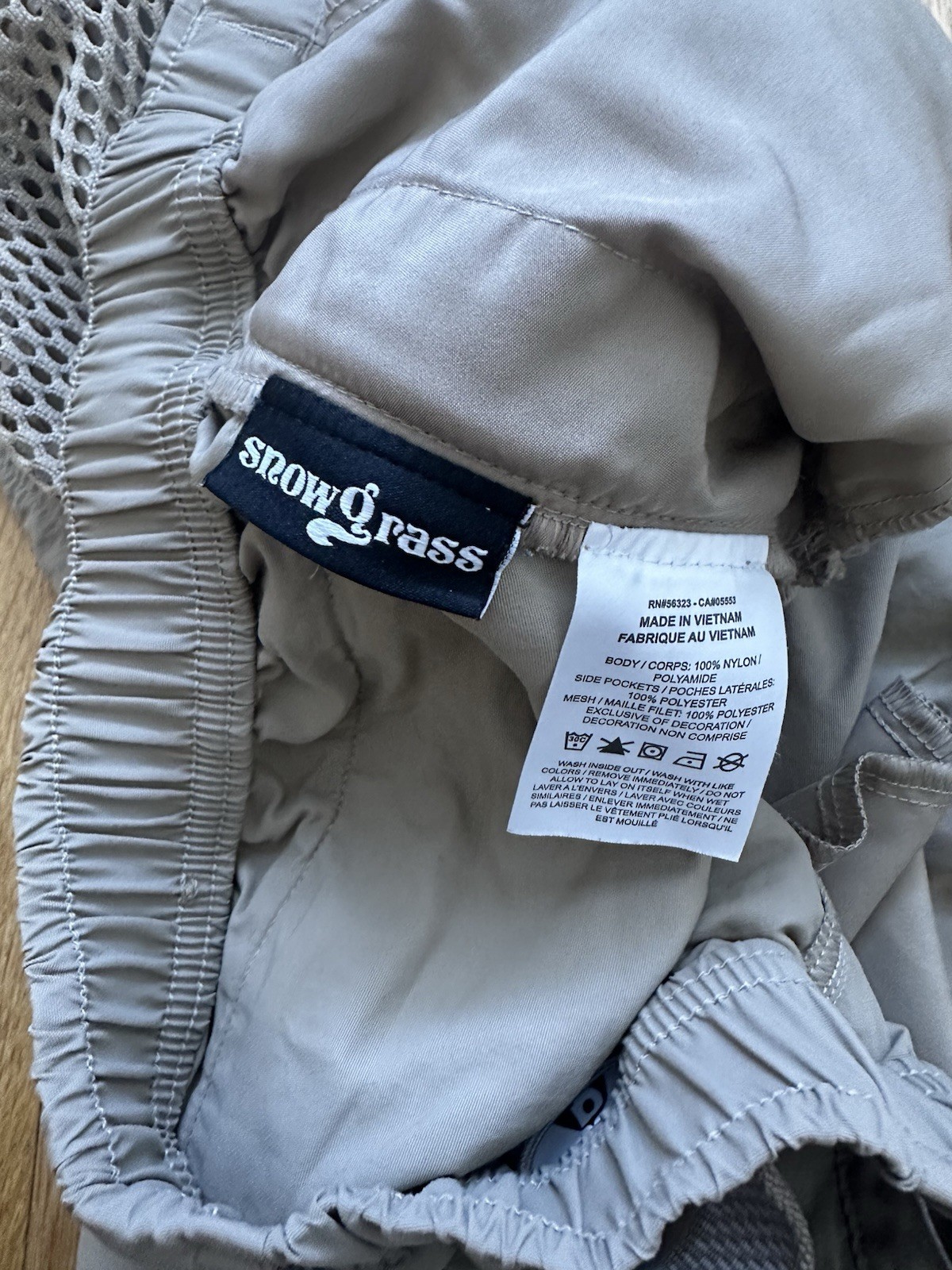 Nike ACG Snowgrass Men’s Cargo Shorts Size S Khaki Tan Gorpcore DV9405-247
