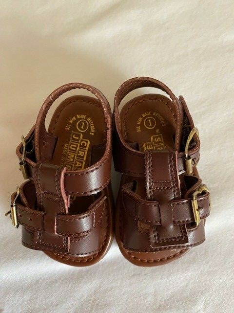 Vintage Cradle Jumpers Baby Sandals Size 1 All Man Made Material