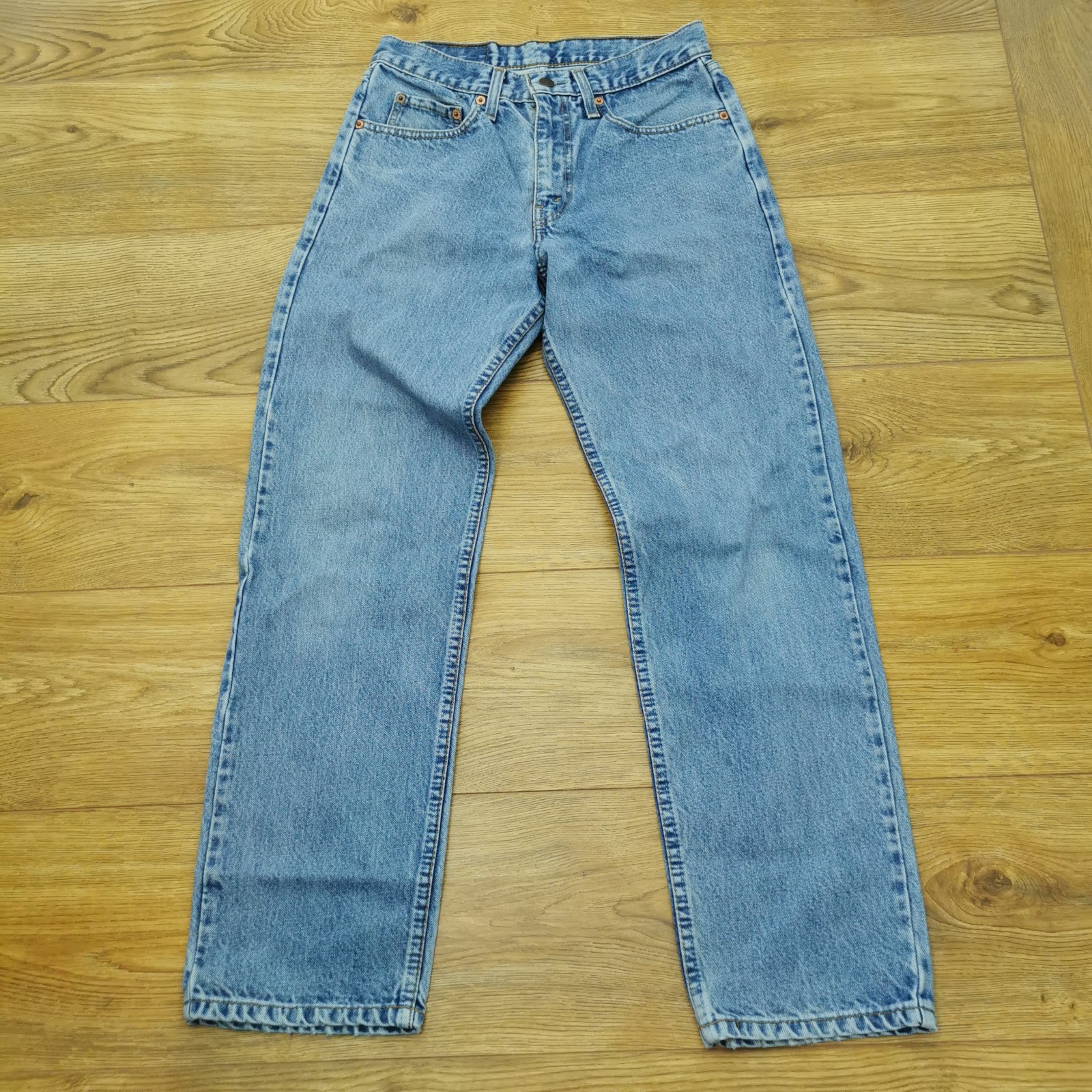 Levi’s 615 02 16 Jeans Mens W29 L30 Blue Stonewash Regular Fit Tapered Vintage