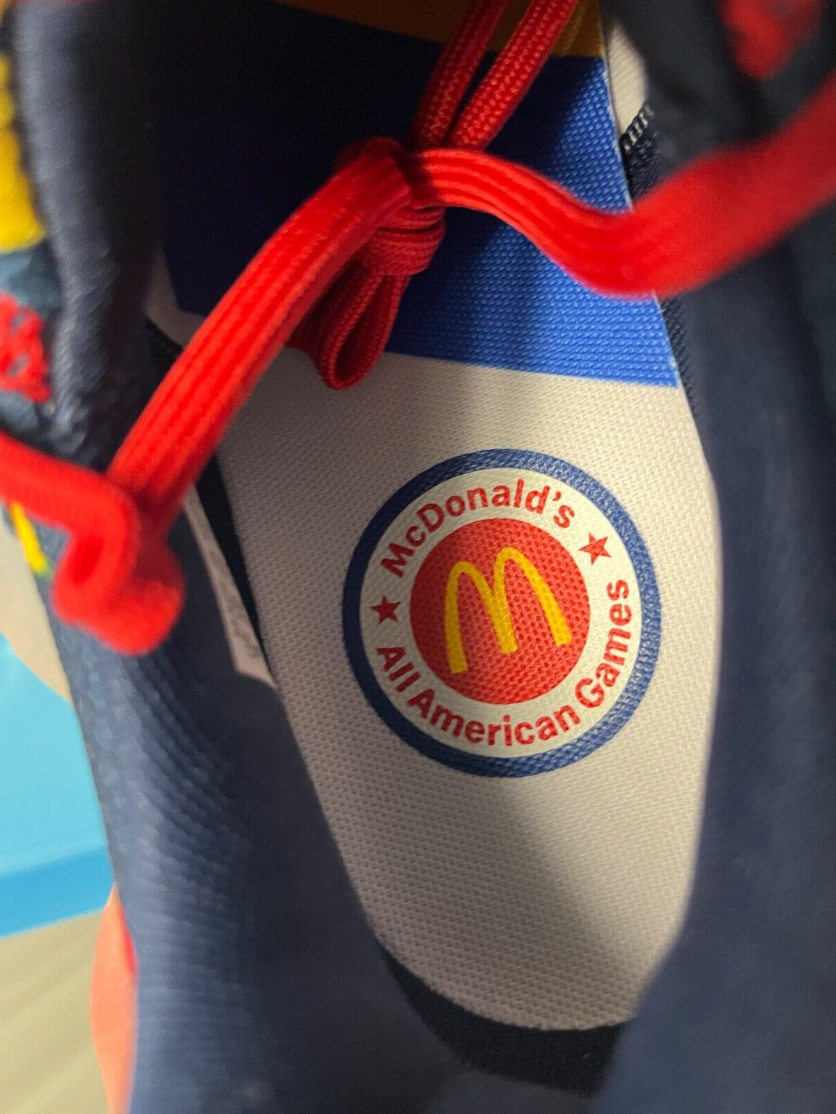 Adidas Trae Young 1 Red Gold Navy Blue MCDONALDS ALL AMERICAN GAME PE GX6815