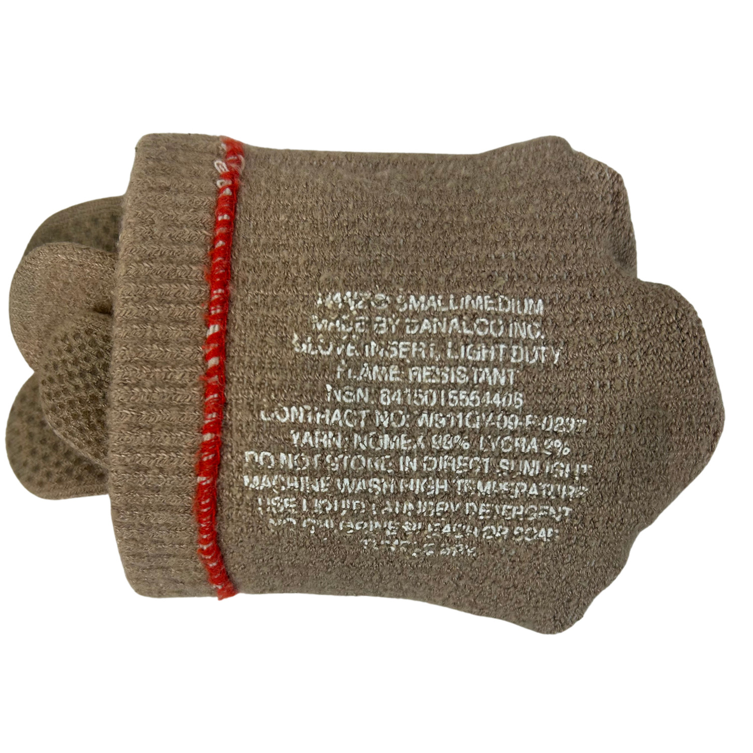 Brown USMC Hanz Light Duty Acrylic Glove Insert – Used Need Repair *mocinc.1982*