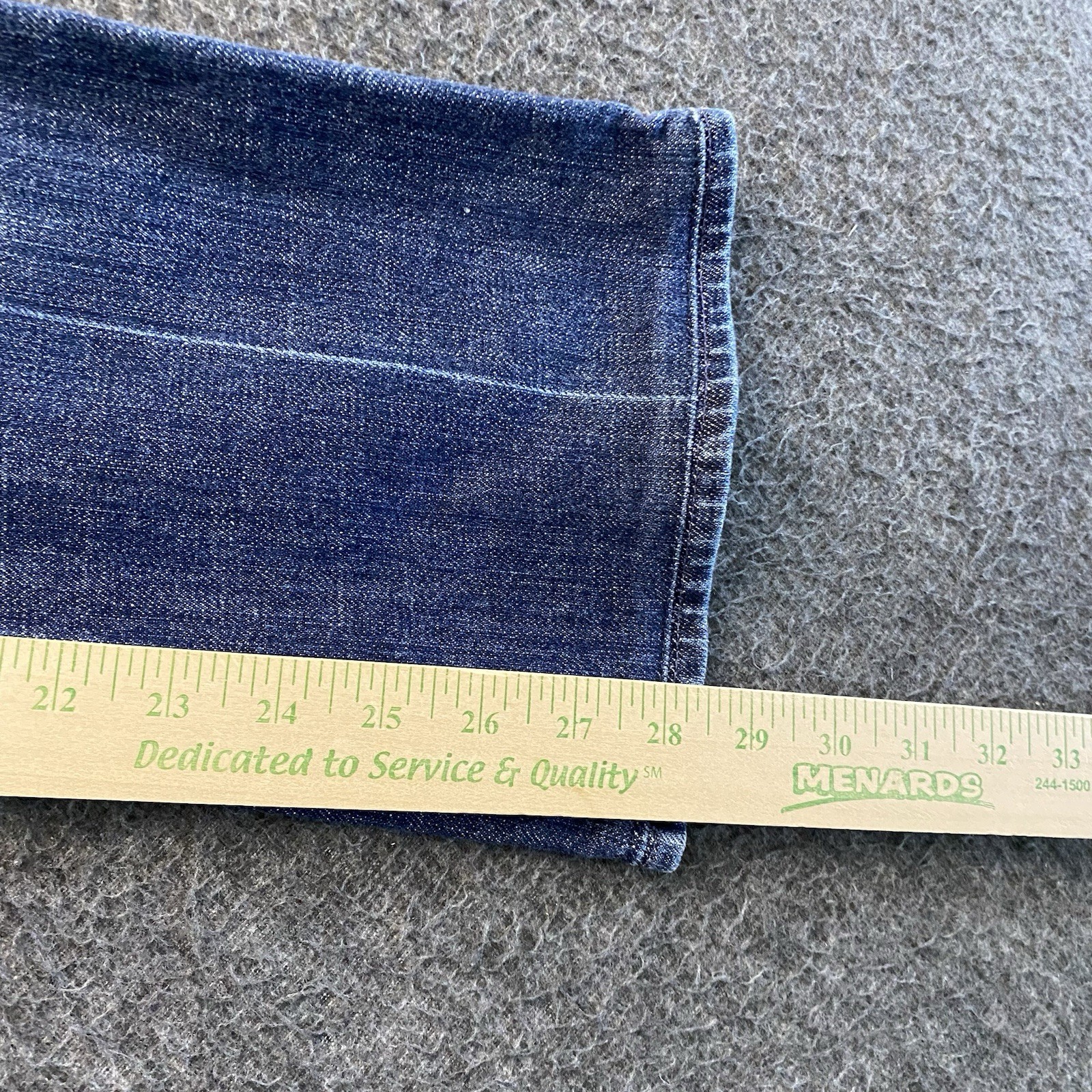 7 For All Mankind Jeans Womens Size 24 “A” Pocket Blue Bootcut Denim Made in USA