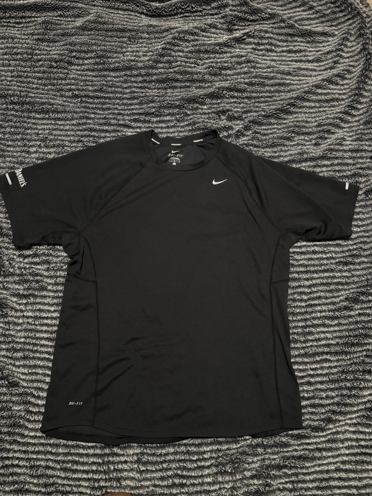 Nike Dri-FIT Men’s Black Short Sleeve Crew Neck Running Jack Daniel’s Logo L