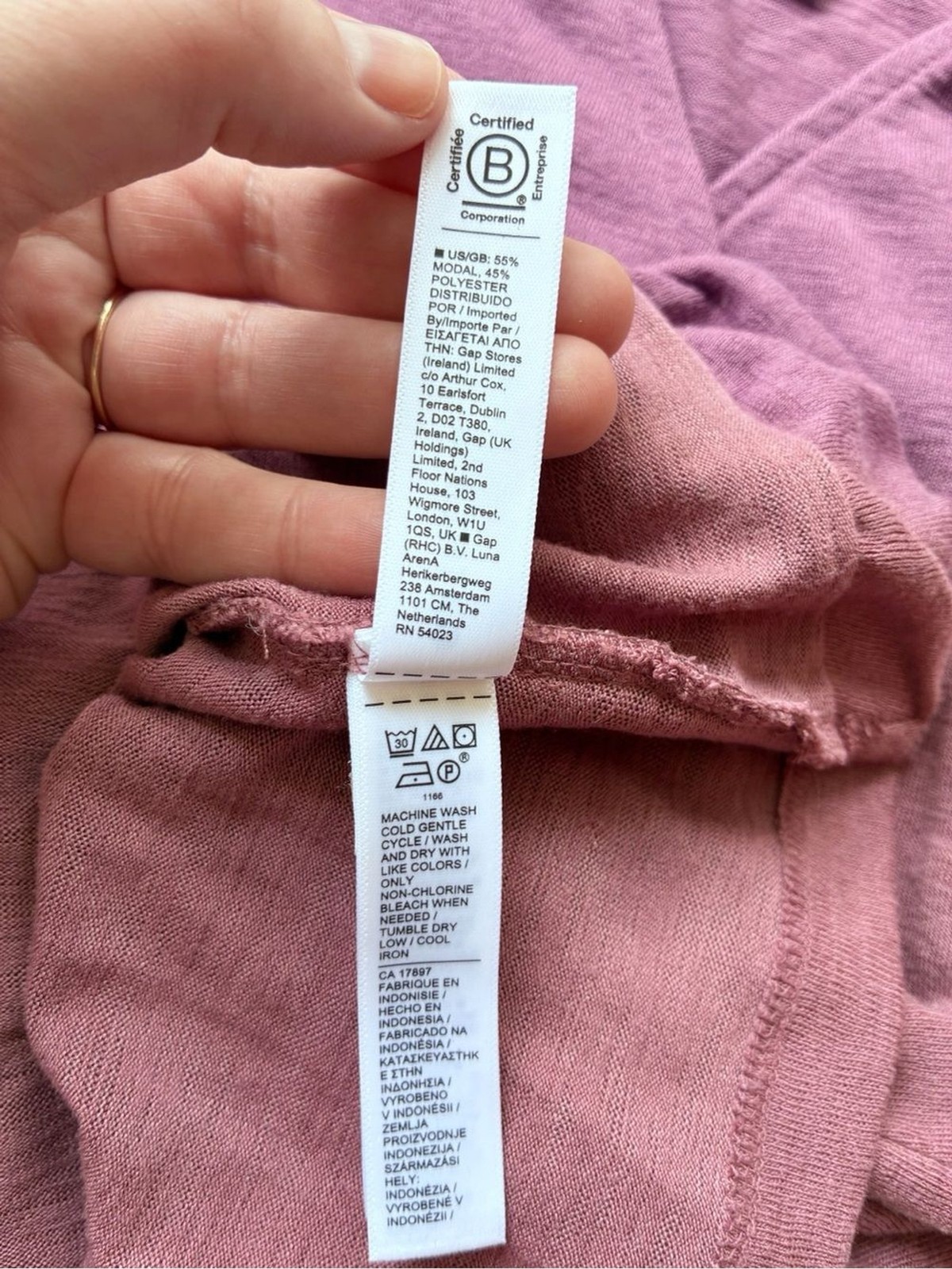 Athleta Breezy Wrap Tank Modal Blend – Women’s XXS- Dark Heather Mauve