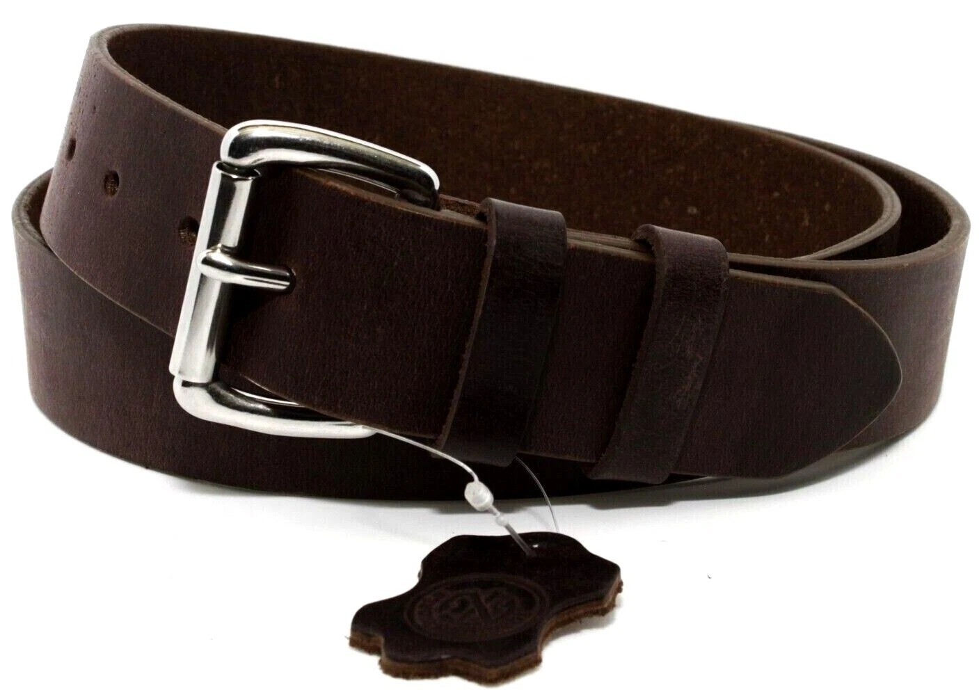 Men’s Genuine Buffalo full grain Leather Belt, 1 1/2″ width, Handmade by valdrax