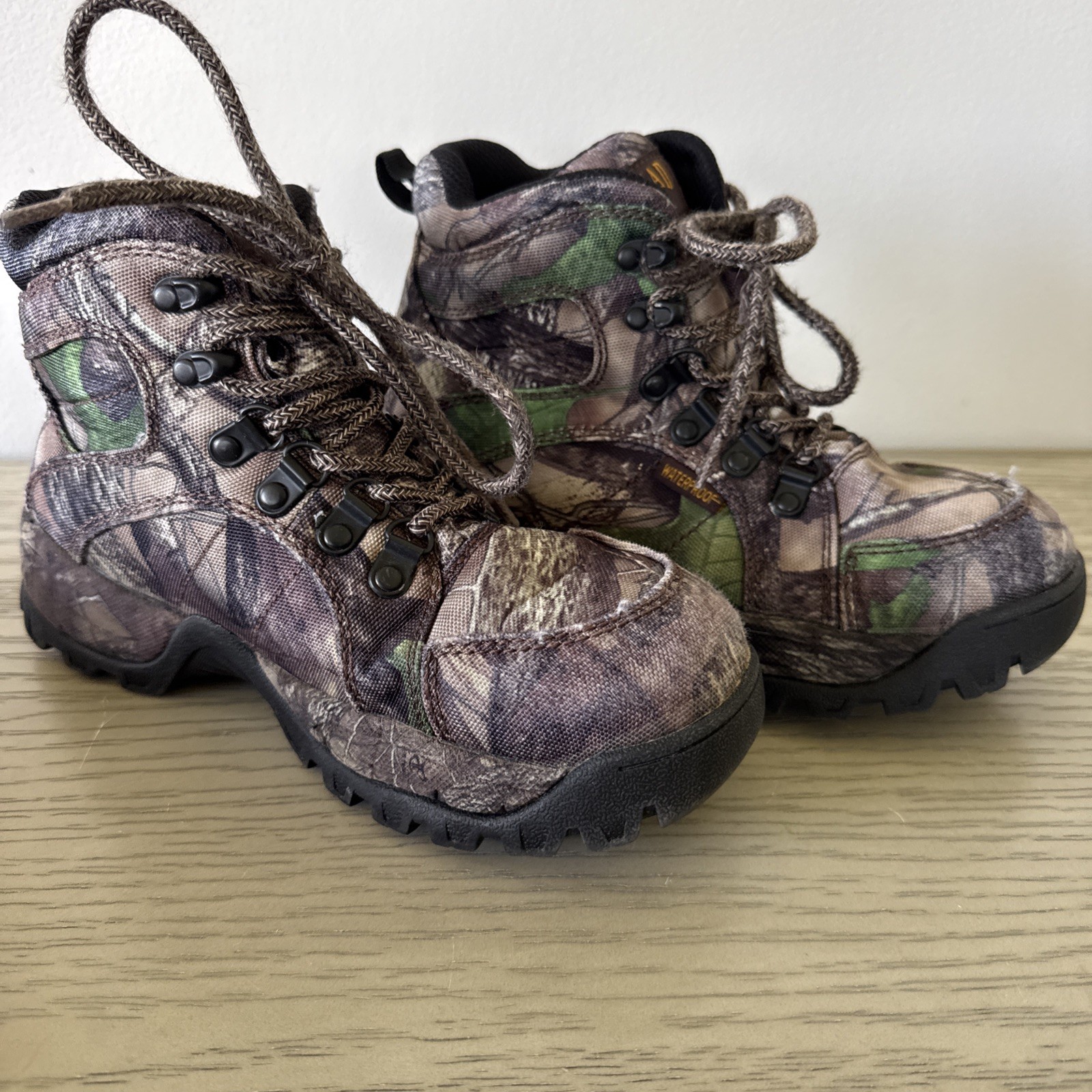 Red Head Brand Camo Cougar II 2 Hunting Boots Kids Size 5 Waterproof Youth