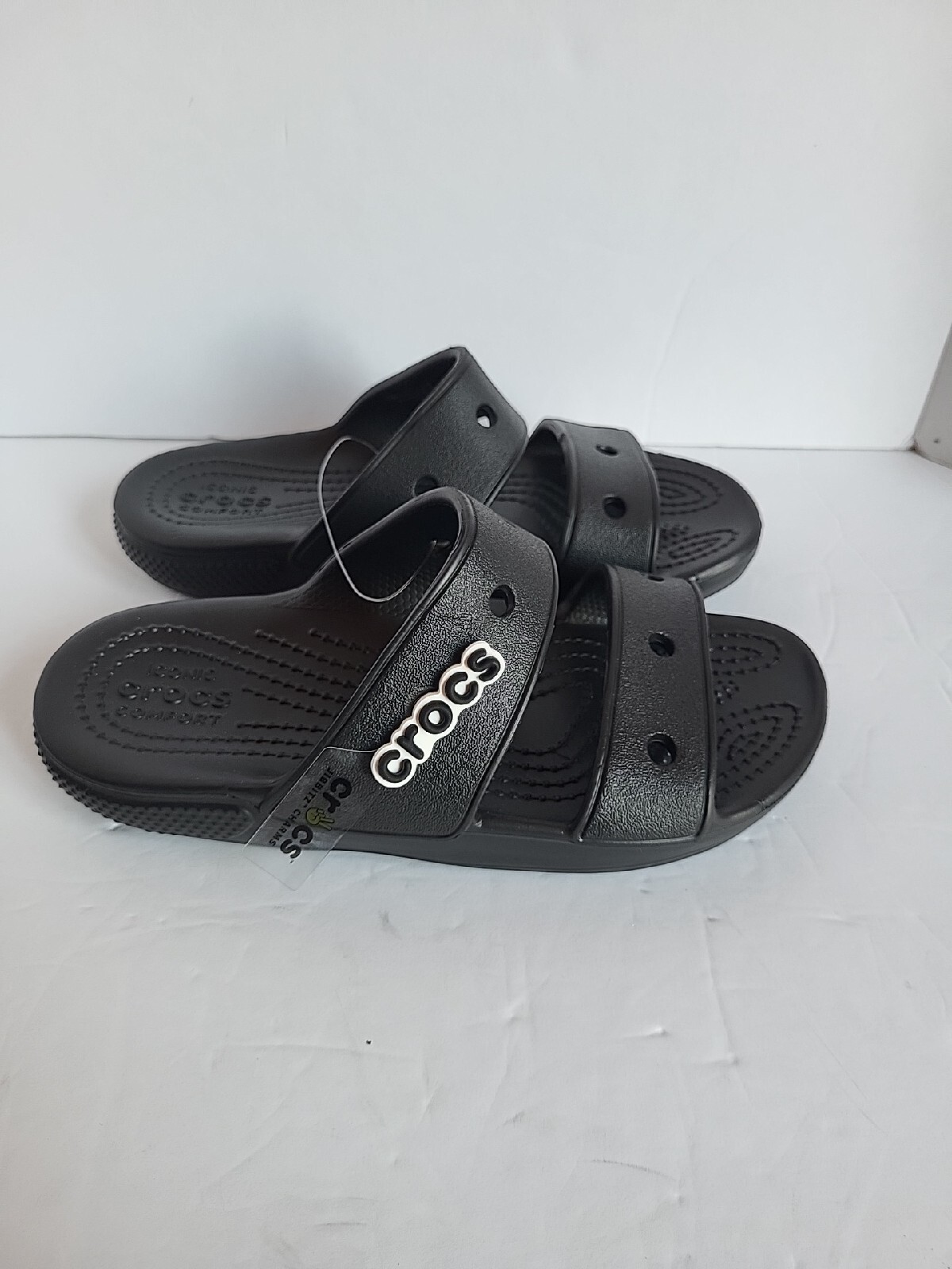 Crocs Unisex-Adult Classic Sandal Slide, W 4, M 2 – black new