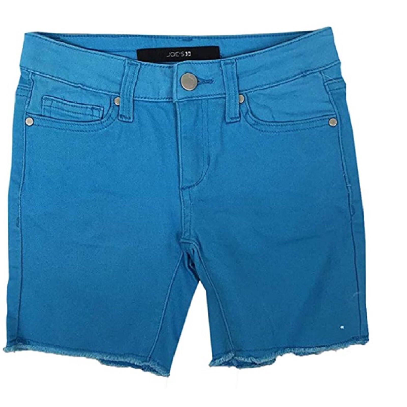 Joe’s Girls The Finn Mid Rise, Bermuda Denim Jean Shorts, Neon Blue, Size 10