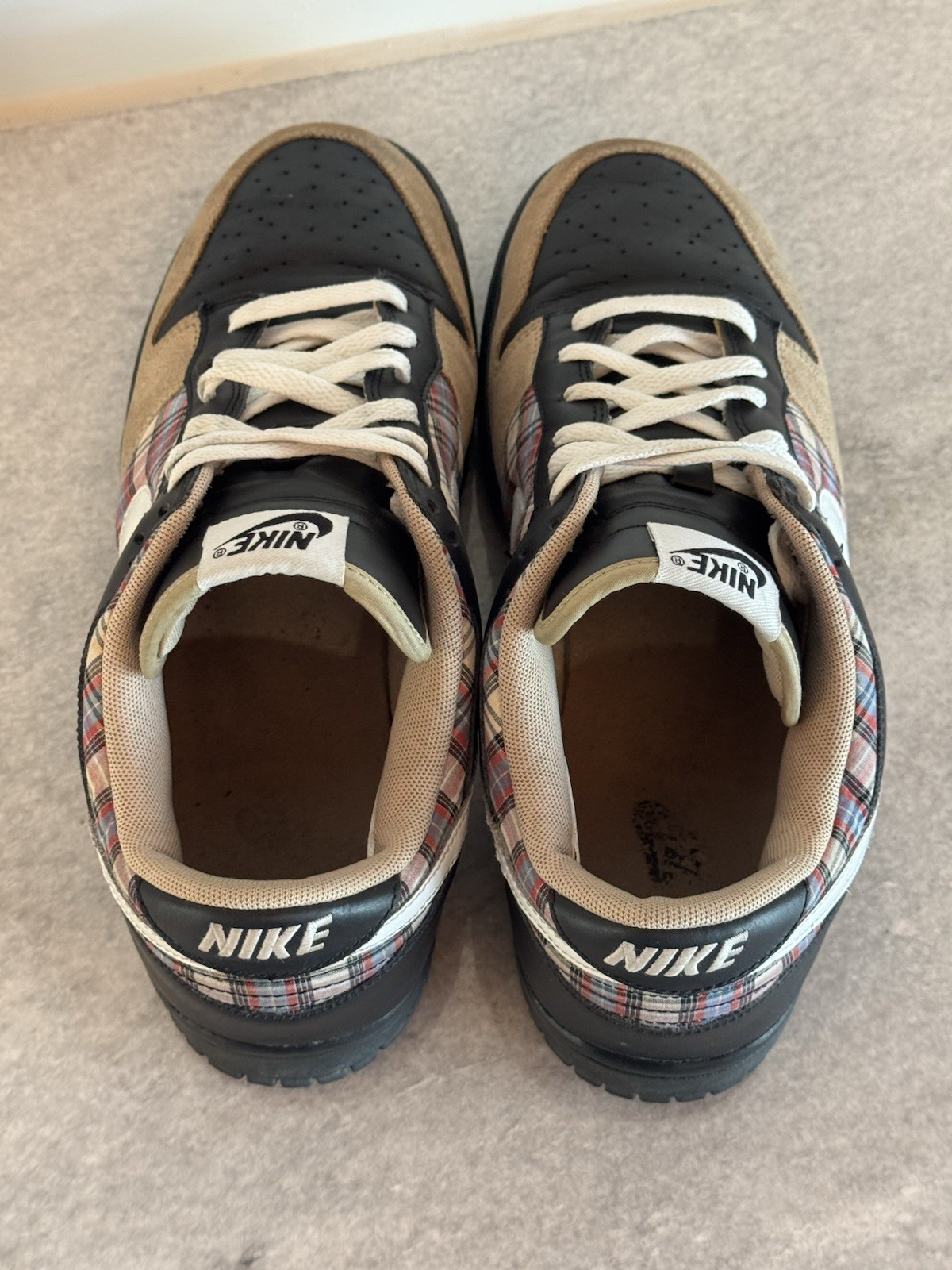 Nike Dunk Low Premium ‘Tartan Plaid’ 304714-017 Travis Scott Type (Men’s Size 9)