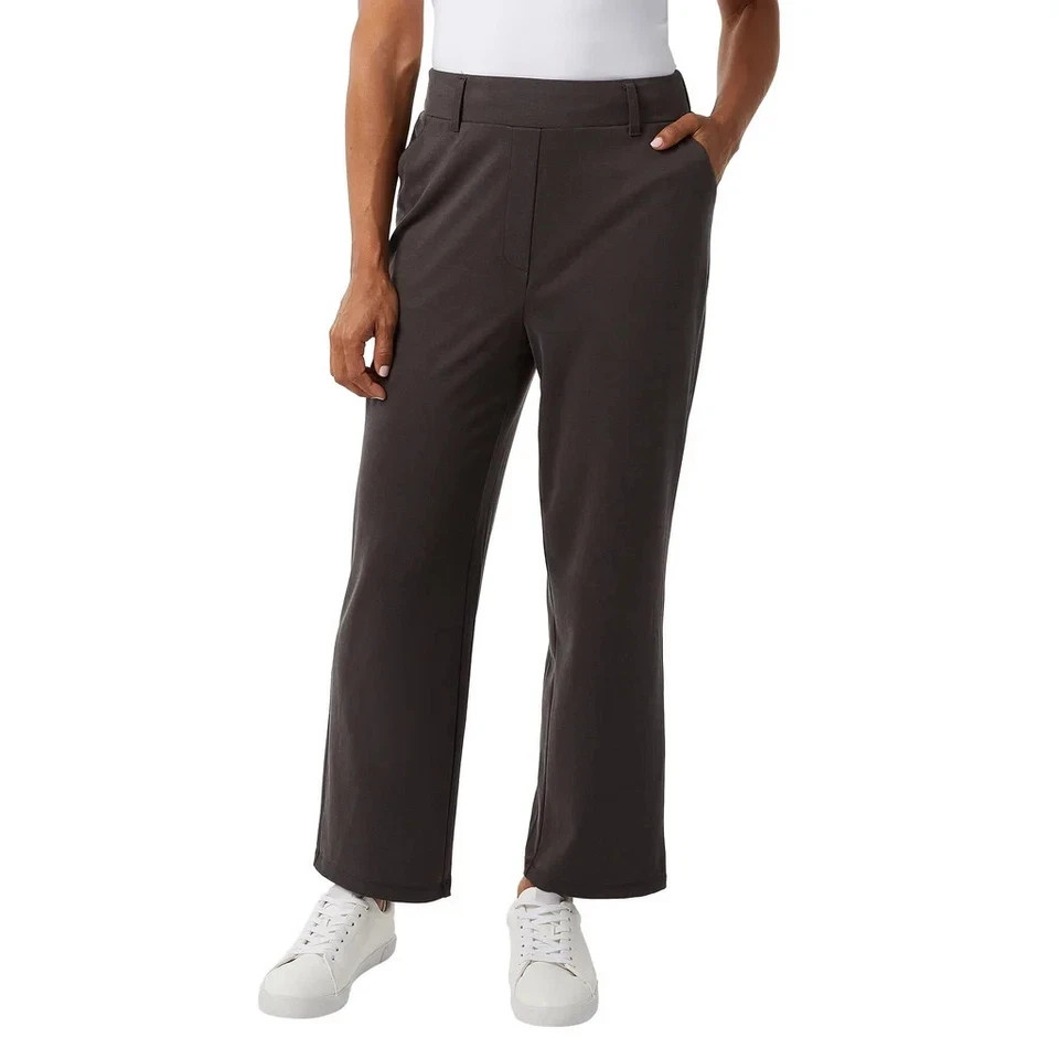 32 Degrees Women’s Stretch Twill Pant, Gray, Size Medium, New