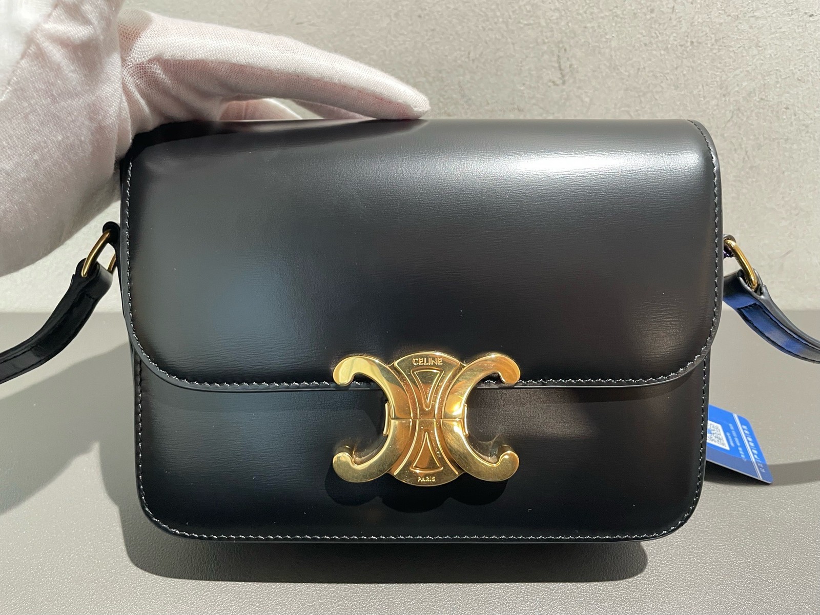 Celine Pre-Owned Authentic Saddle Bag 18*15cm Leather Free Tracked Shipping