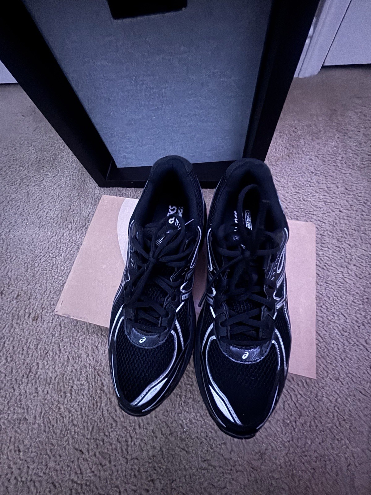 ASICS GT 2160 Black/Pure Silver Size 10