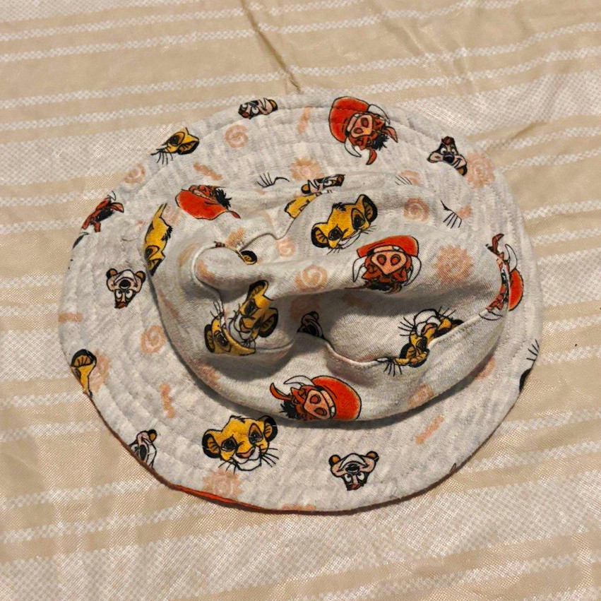 Disney Baby Lion King Timon & Pumbaa Reversible Bucket Hat, 0-3 Months
