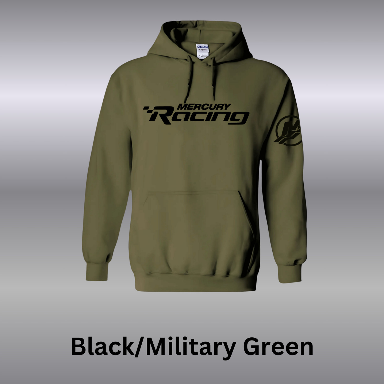 Mercury Outboard Racing Verado Hoodie w FREE Vinyl Decals.