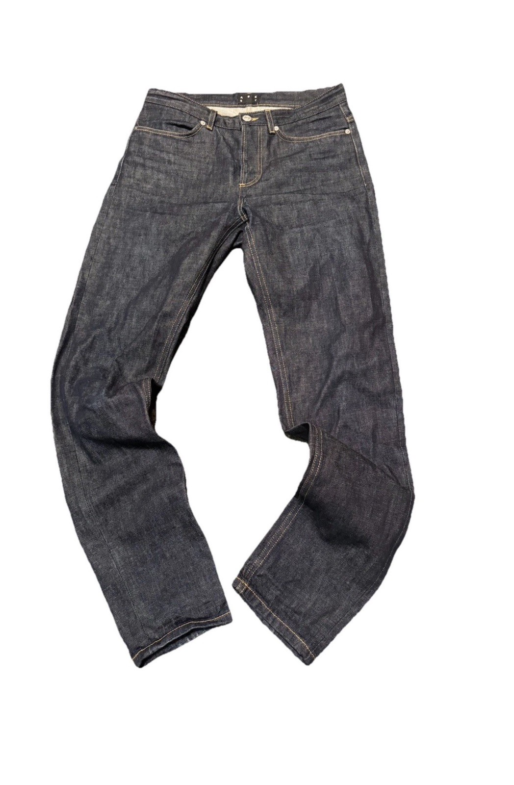 ASKET The Raw Denim Jean 29×32 Regular Fit Made in Italy Stockholm Indigo Raw