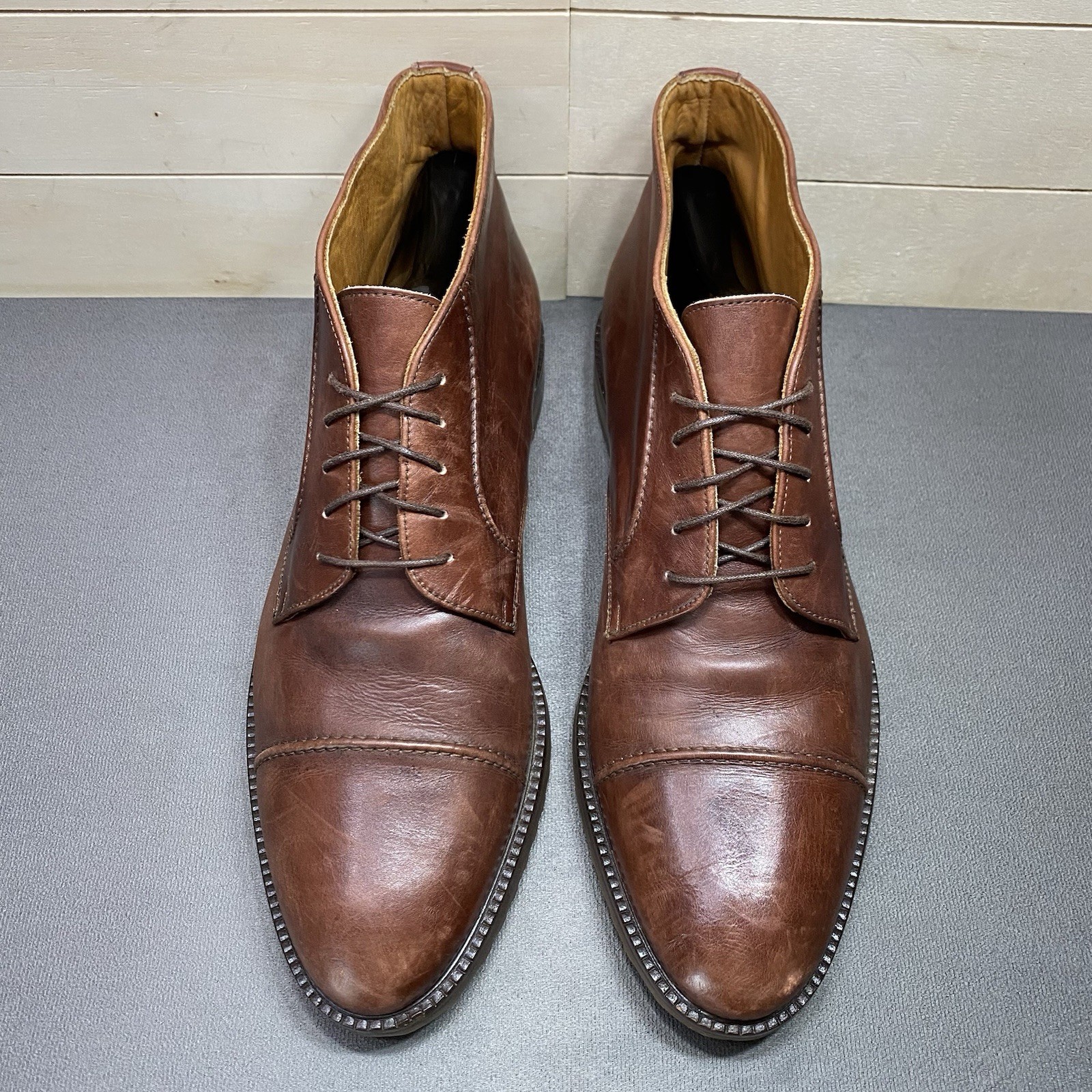Bostonian Florentine Chukka Boots Brown Leather Men’s Size 10.5 M Shoes