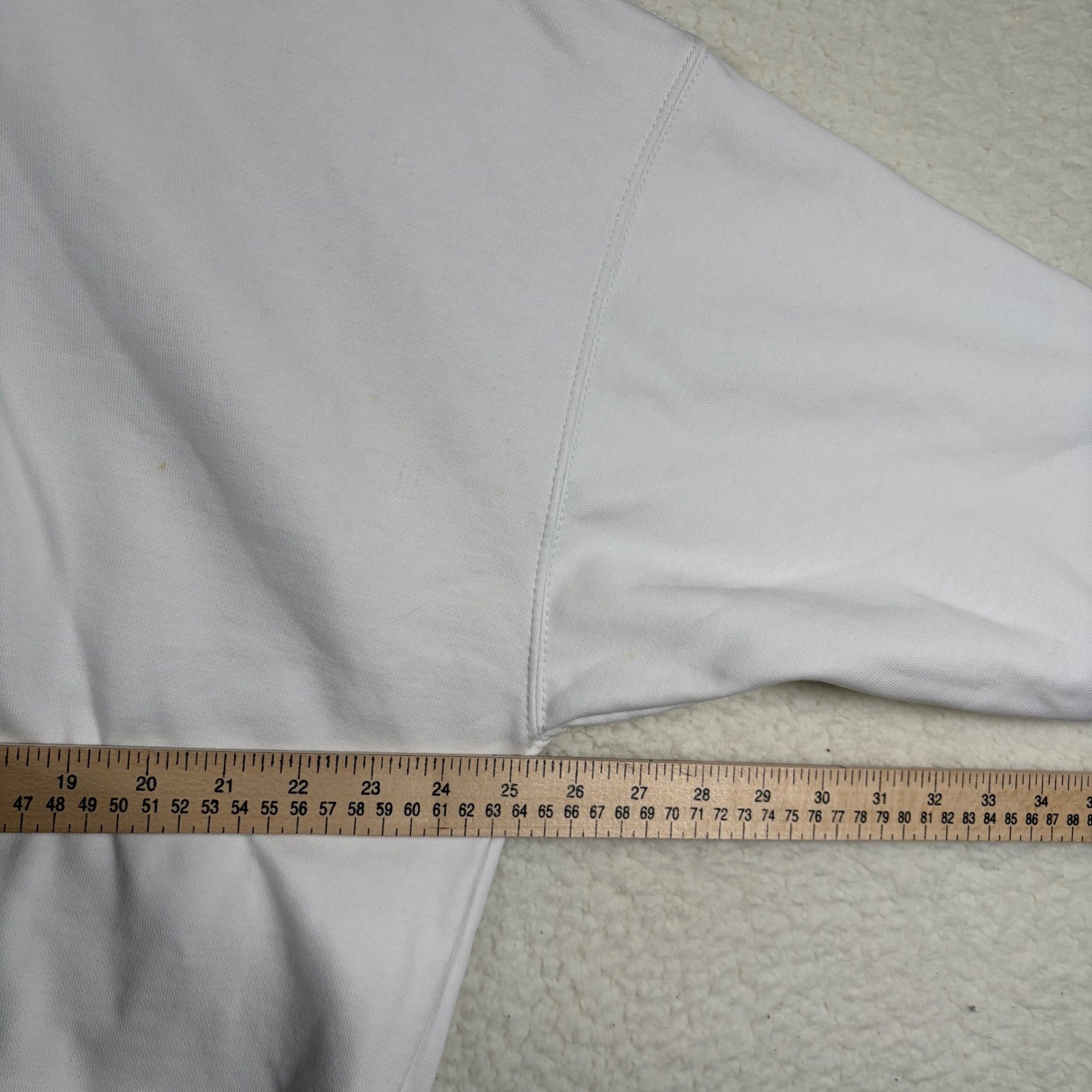 Mitch Flippo MFG Thats Common Sense I Fear White Graphic Sweatshirt Medium