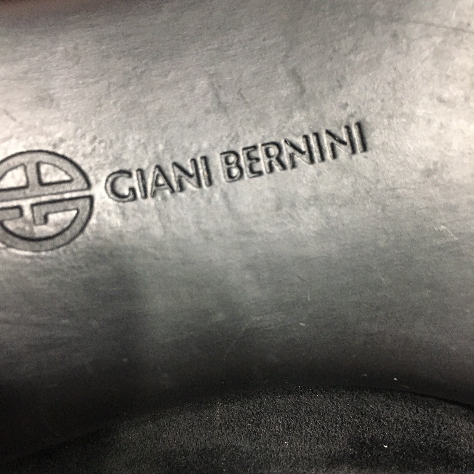 Giani Bernini Aubree Black Memory Foam 7M Shoes Leather And Man Made