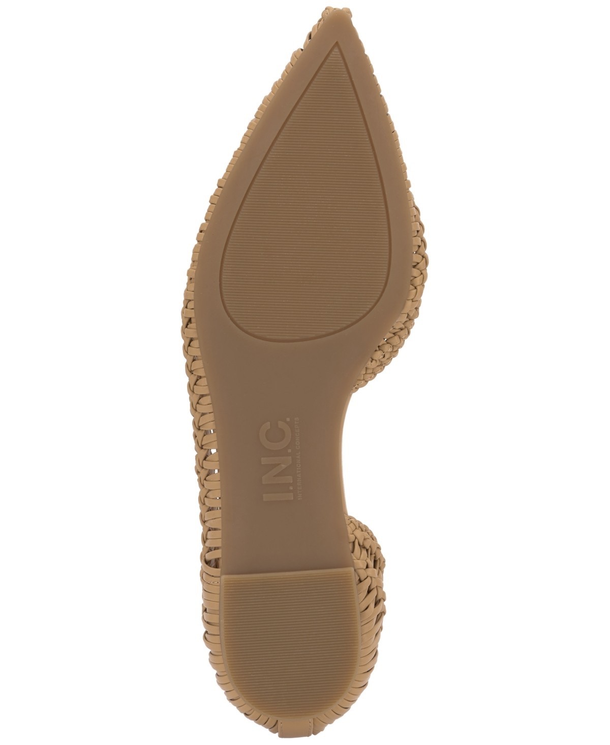 I.n.c. International Concepts Women’s Abron Pointed D’Orsay Flats Walnut Woven