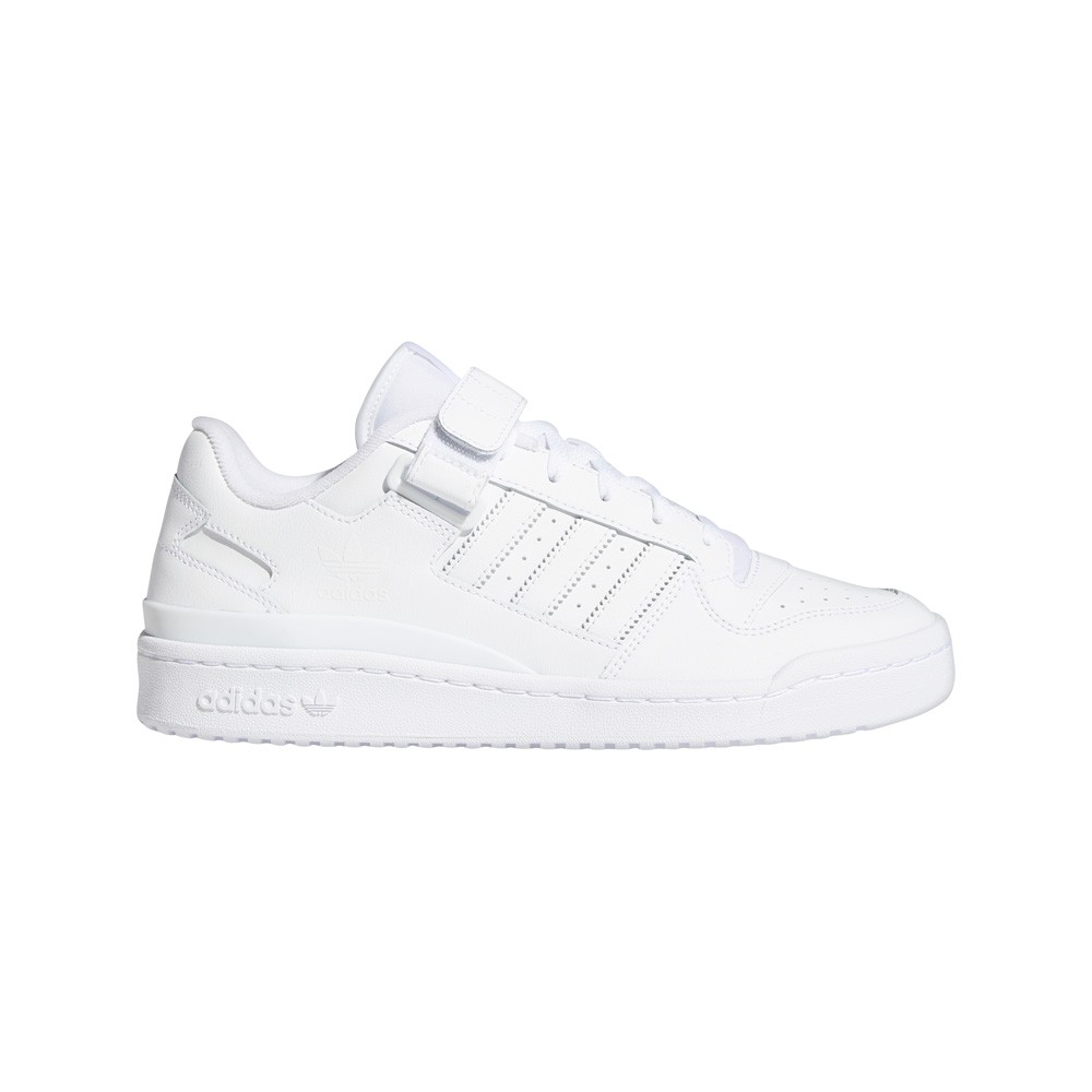 adidas Forum Low Lace Up Mens White Sneakers Casual Shoes FY7755