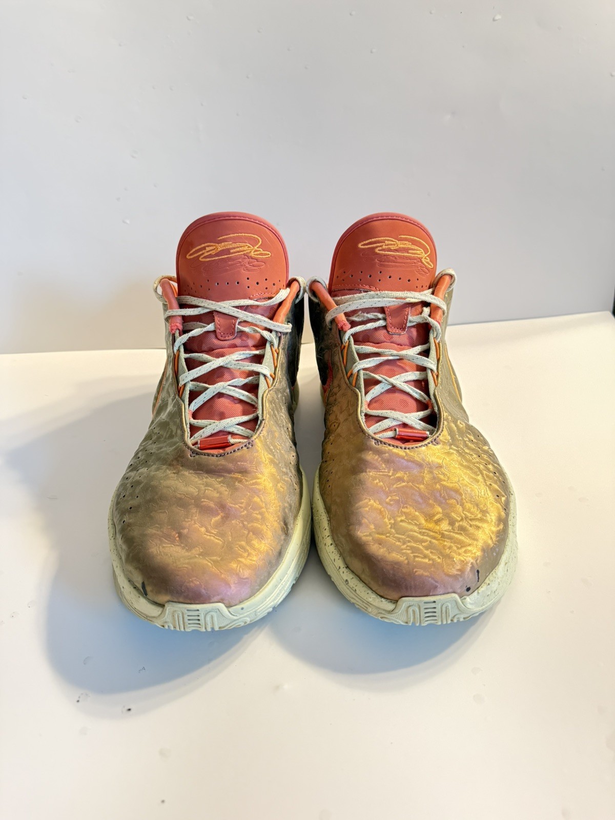 Size 14 Nike Men’s LeBron 21 Queen Conch Ember Glow/Elemental Gold FN0708-800