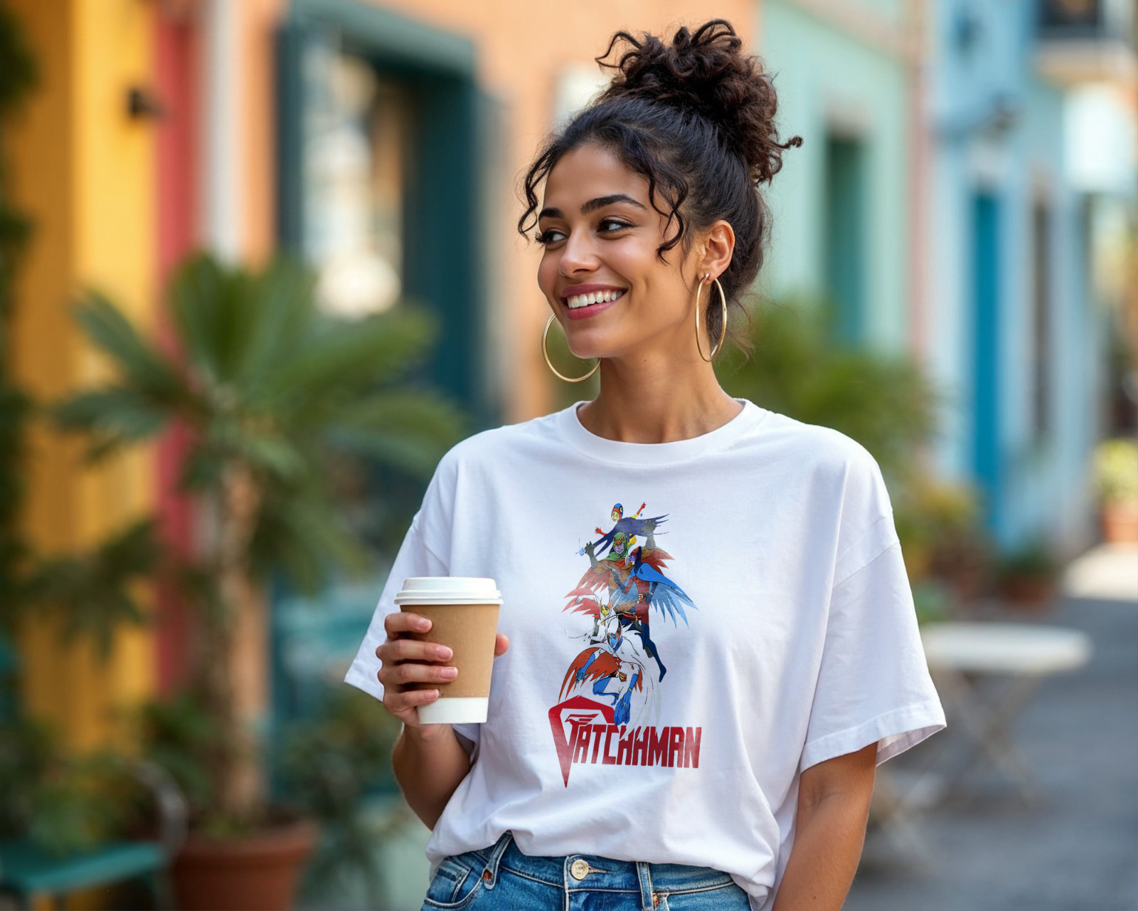 Gatchaman Anime Hero Team T-Shirt – Retro Superhero Squad Graphic Tee A182