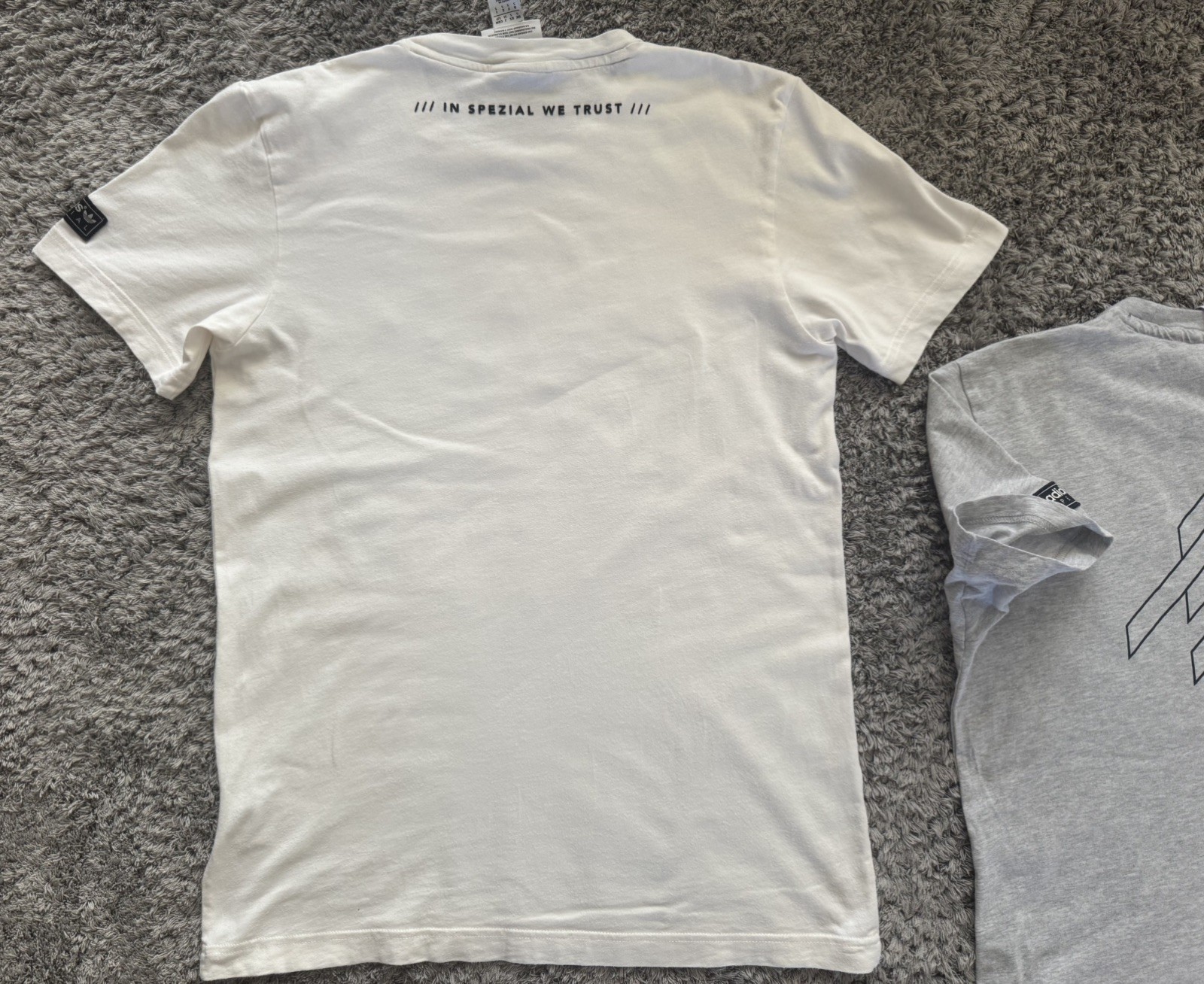 LOT OF 2 t-shirts Adidas SPZL MOD TREFOIL 2017 S and NEW ORDER M SPEZIAL
