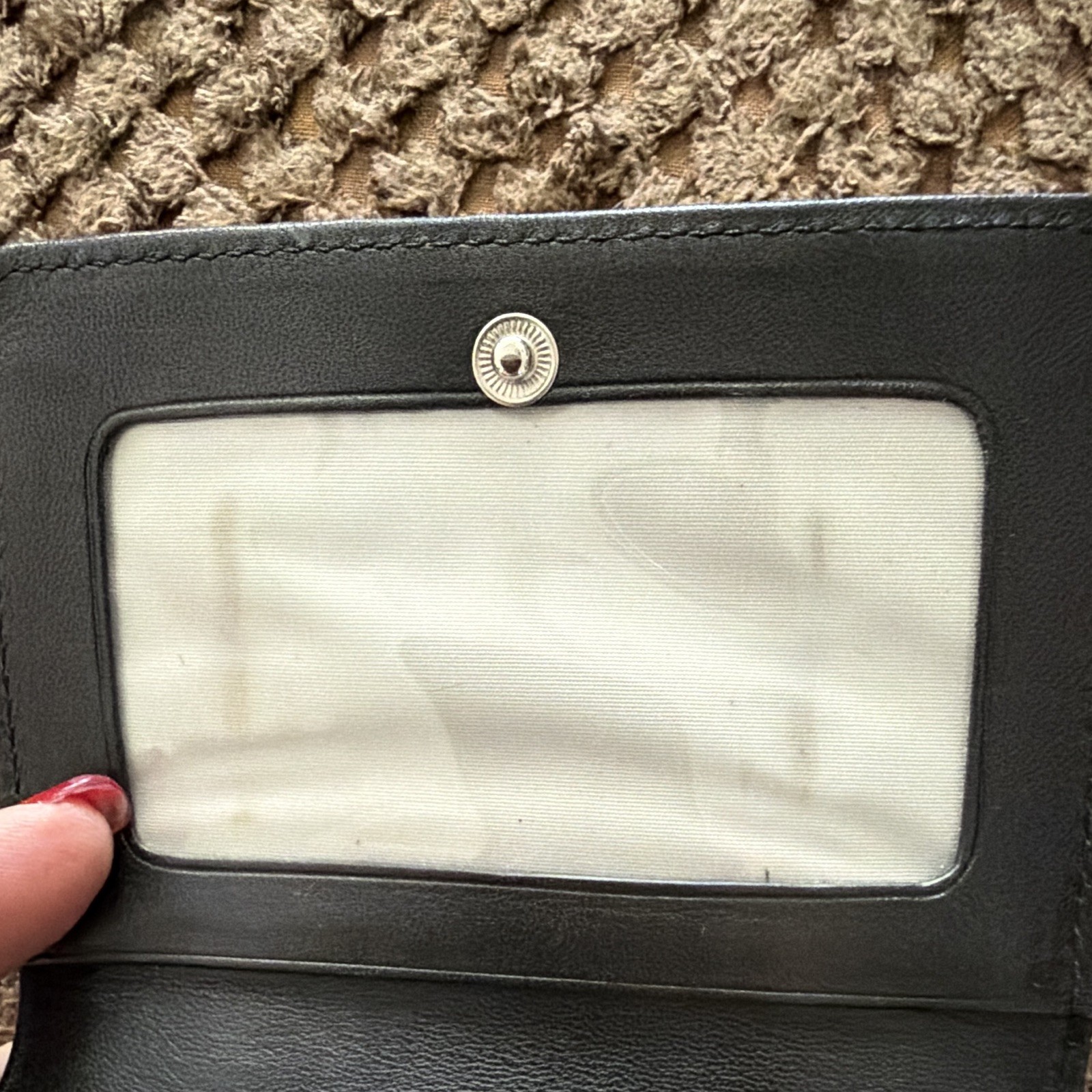 Cole Haan Black Medium Shoulder Bag Zip, Wristlet, Buckle Accent Silver Hardware