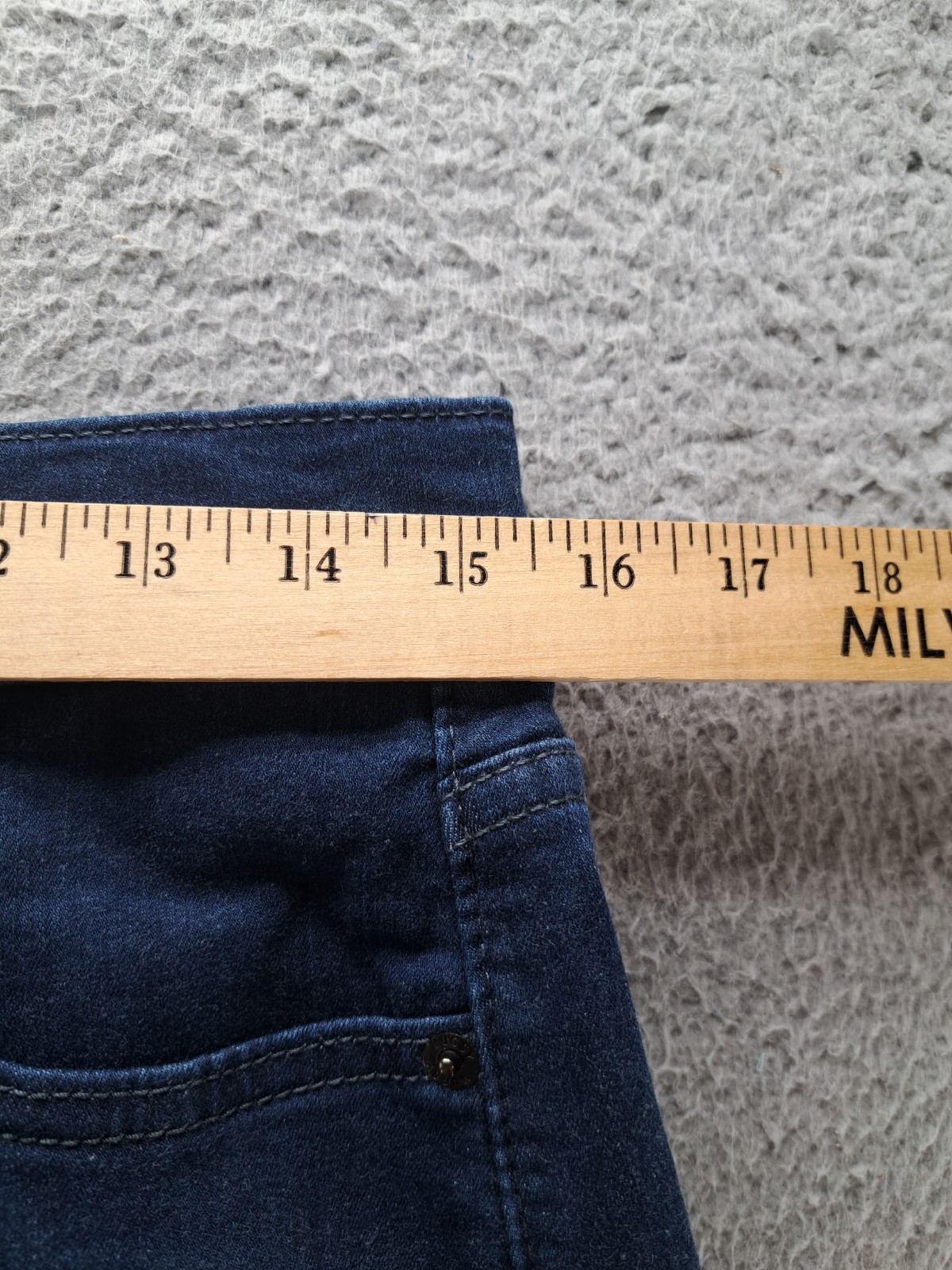 Mugsy Fultons Jeans Mens 32×30 Act 31×29 Blue Dark Wash Straight Leg FLX3NFU