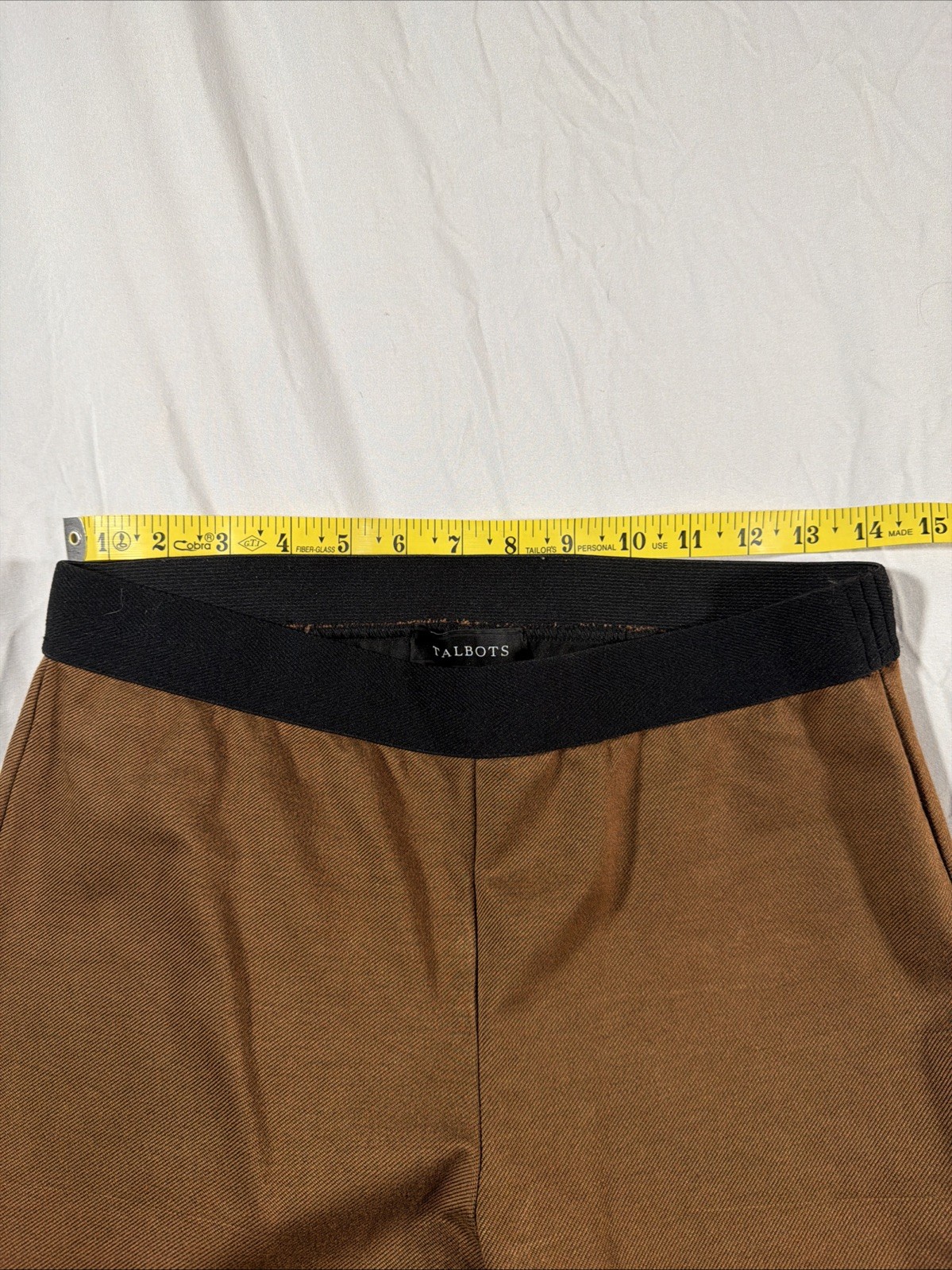 Talbots Suede Leggings or pull-on pants, in a brown color, Women’s Size 8p