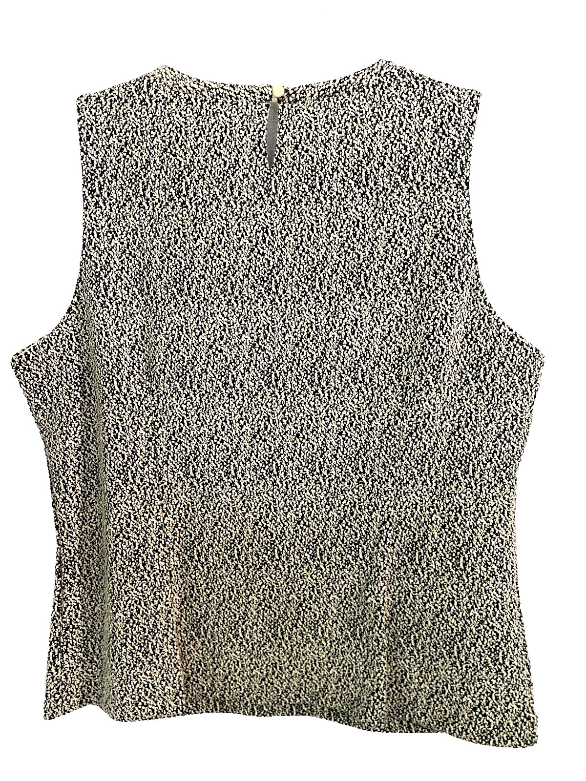 J McLaughlin Sleeveless Tweed Black Multicolor Shell – NWT MSRP $145