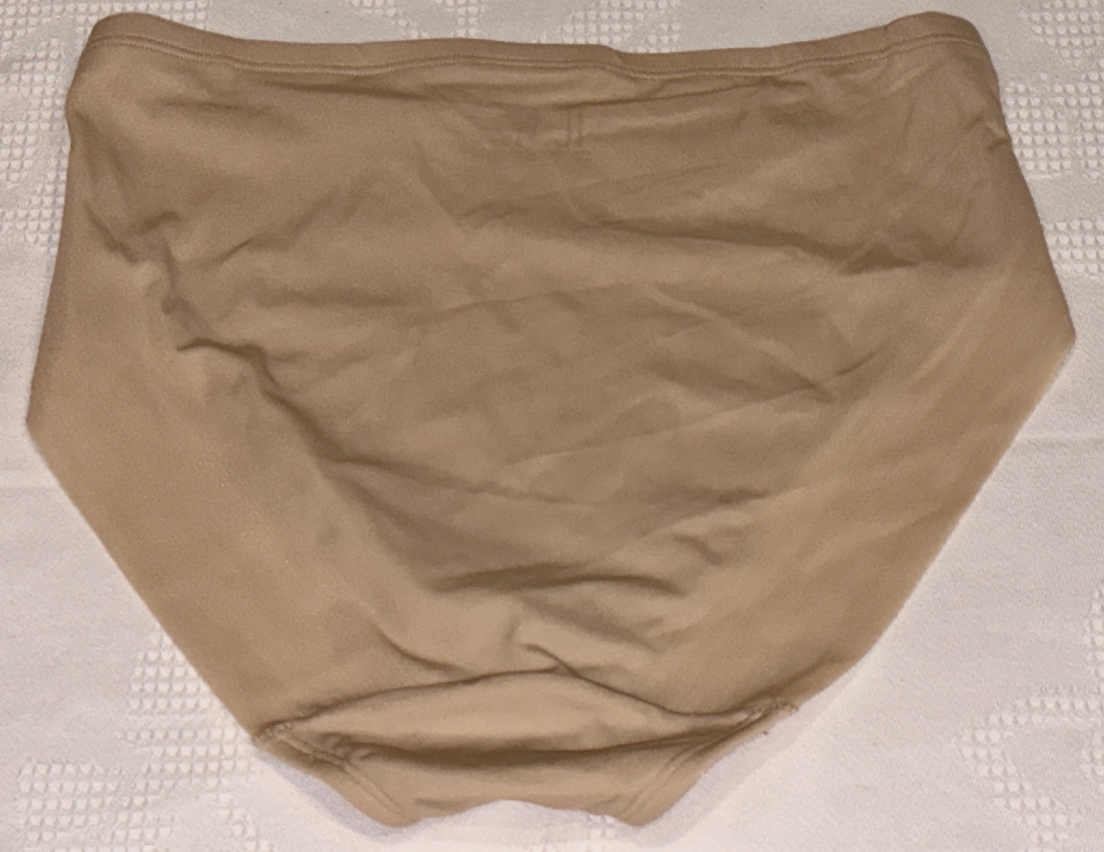 TC FINE INTIMATES Waistline Warm Beige Medium Control Hi Cut Brief Womens Sz L 7