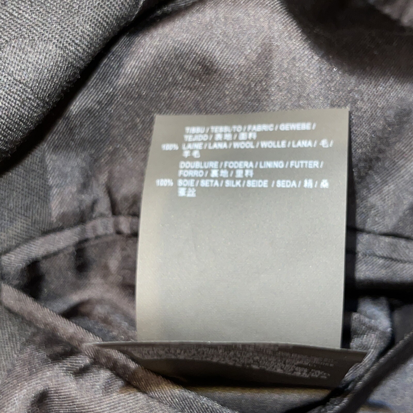 Saint St Laurent Paris Black Camo print dinner jacket size 50