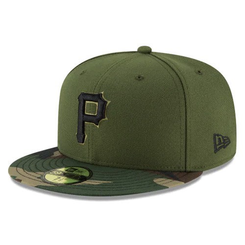 New era Pittsburgh Pirates 5950 Alt 3 Fitted Hat Kids Youth Camouflage Boys Cap