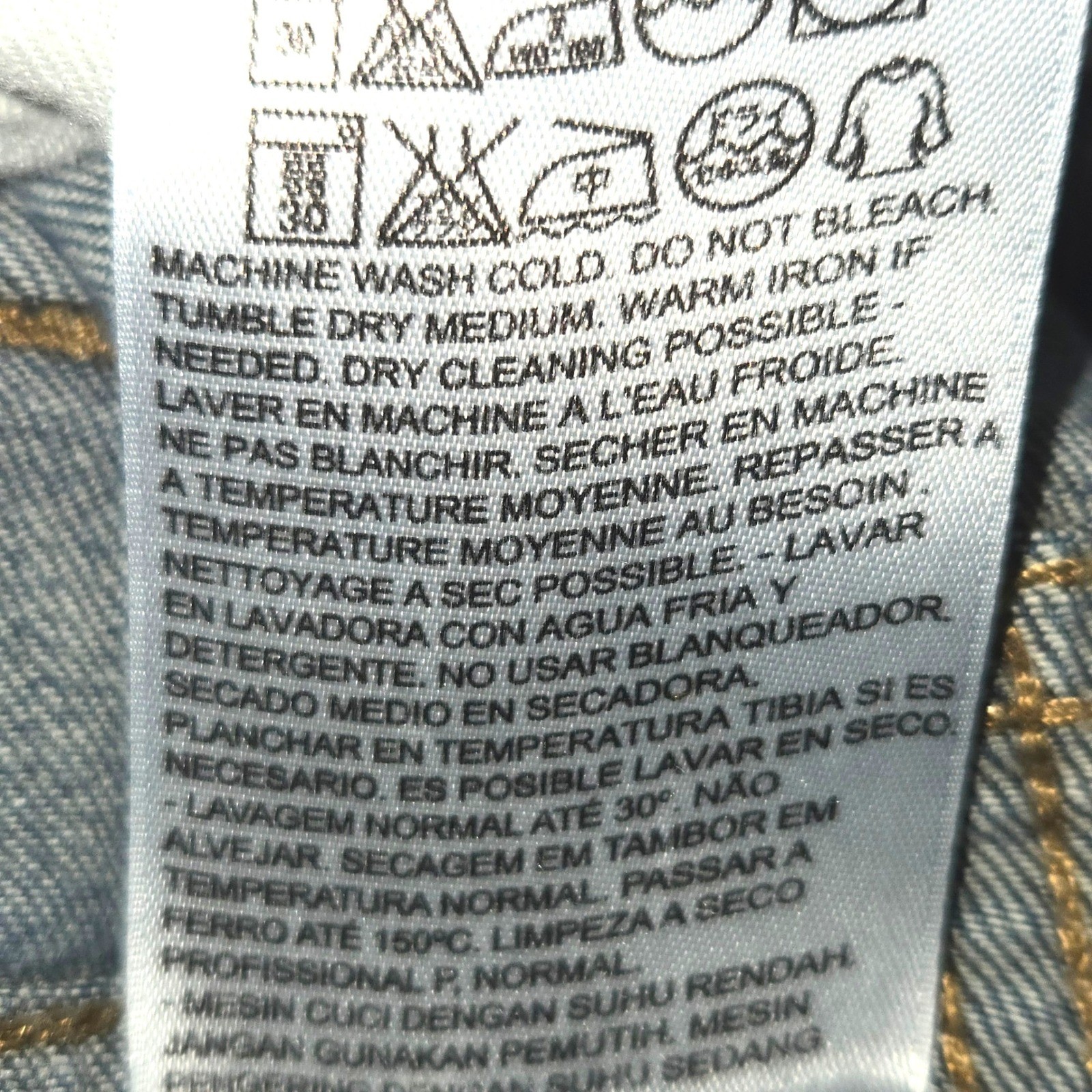 Levi’s 513 Slim Straight Jeans Mens 31×32 Blue Med Wash Stretch Denim 08513-0183