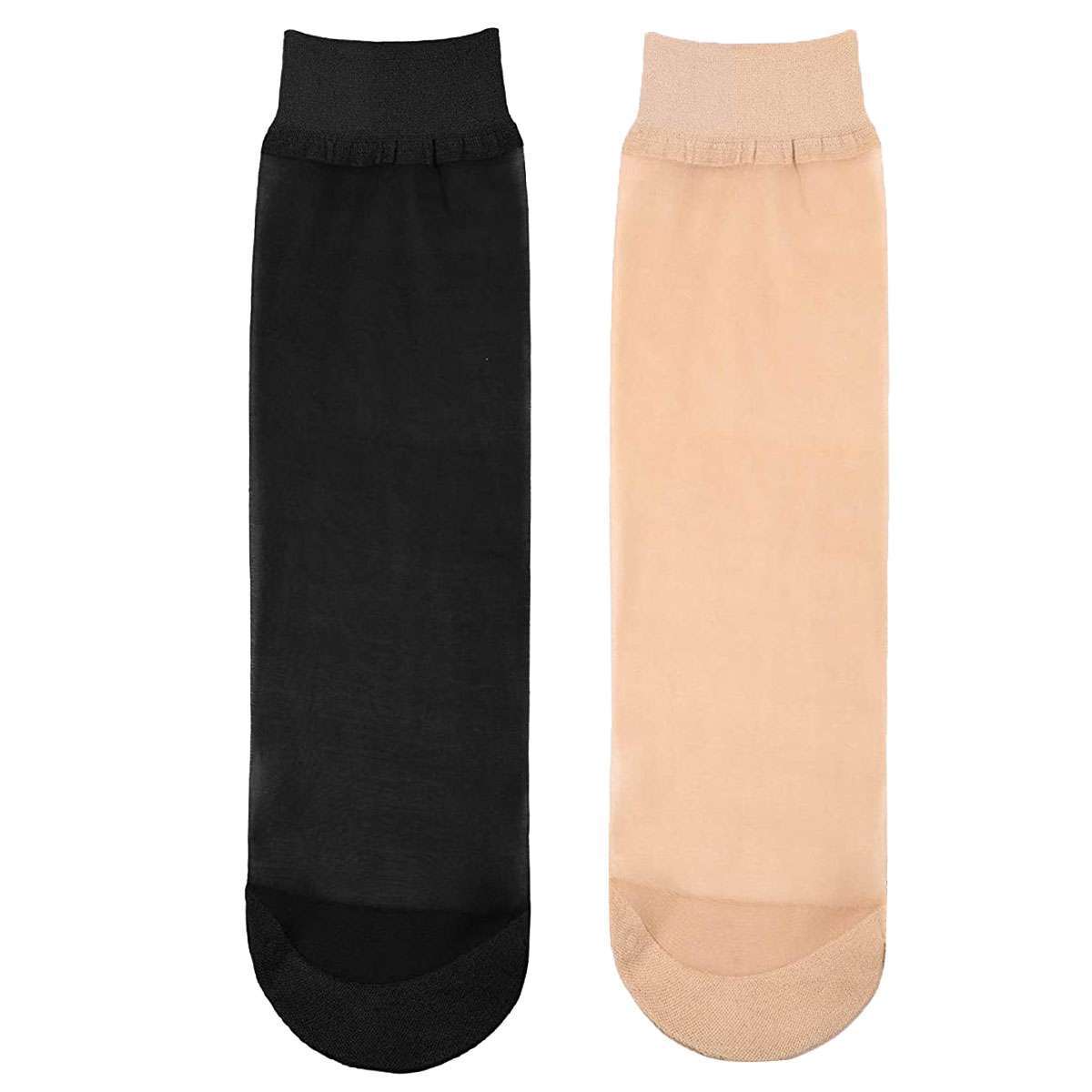5/10Pairs Women Ankle Socks Nylon Ultra Thin Silk Sheer Outdoor Short Stockings