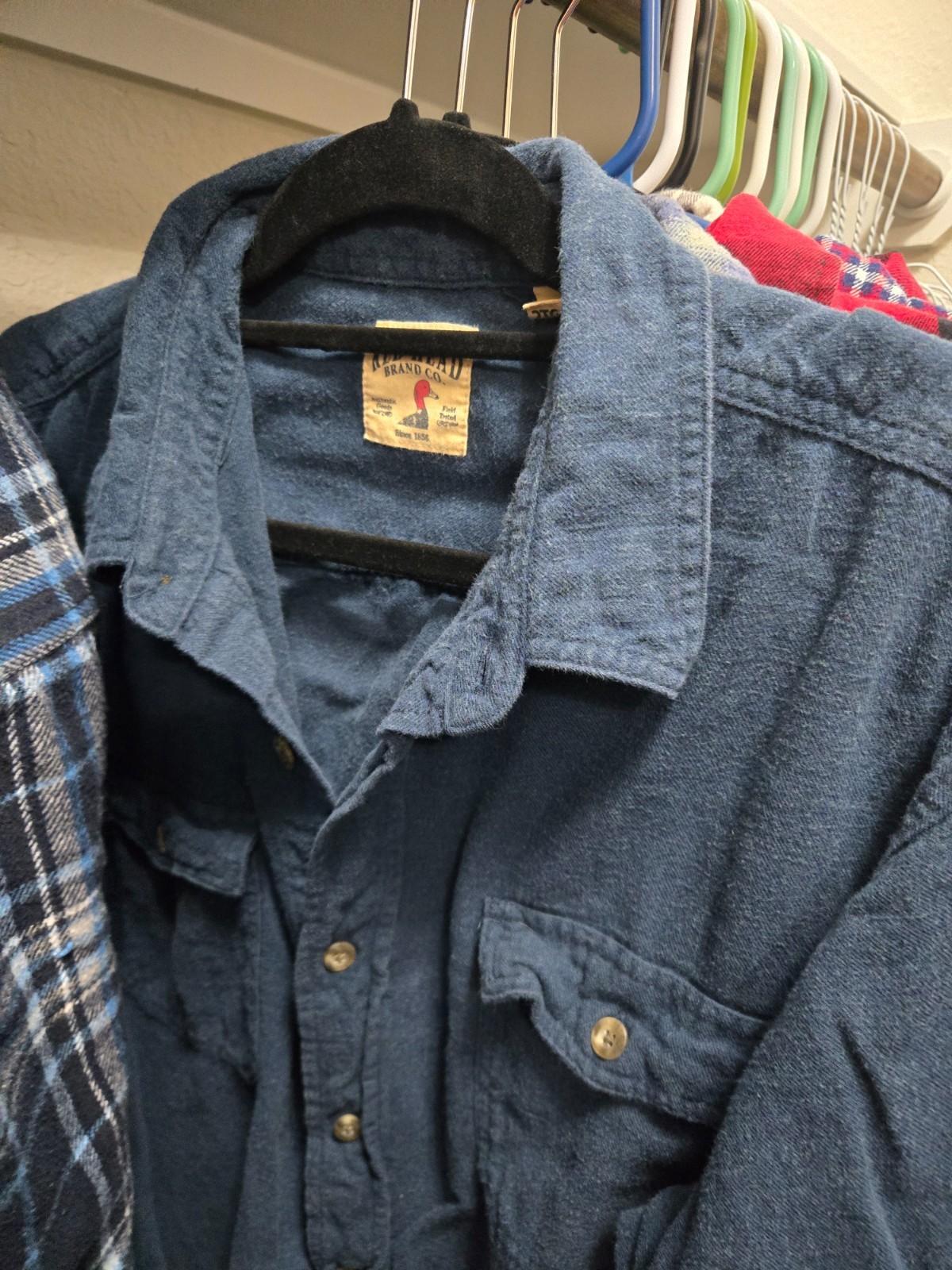 5 LOT Flannel Work Shirt Mens Outdoor Thermal Durable Multicolor Bulk Deal