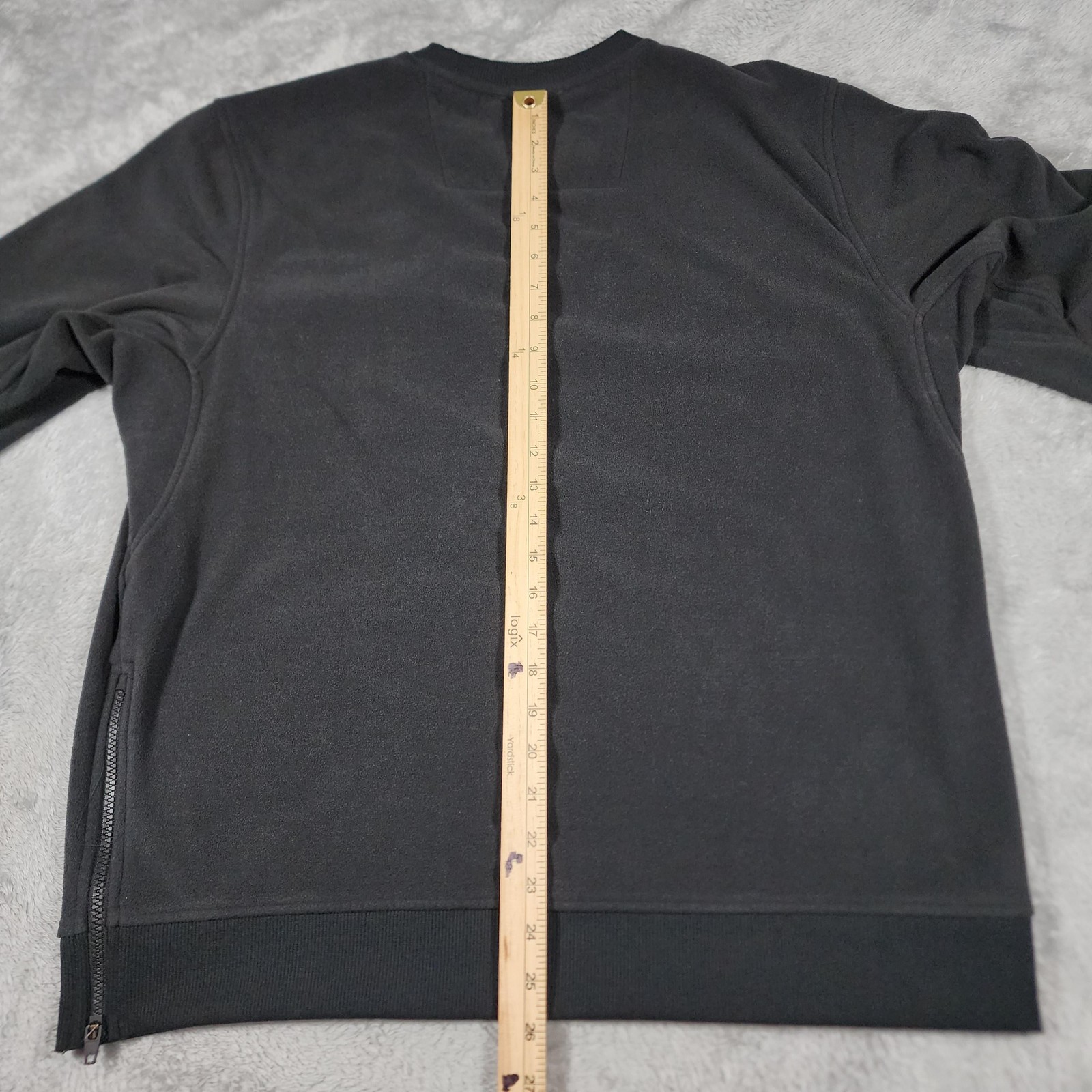 Alaskan Hardgear Sweater Mens Large Fleece Pullover Zip Pocket Hiking Outdoor