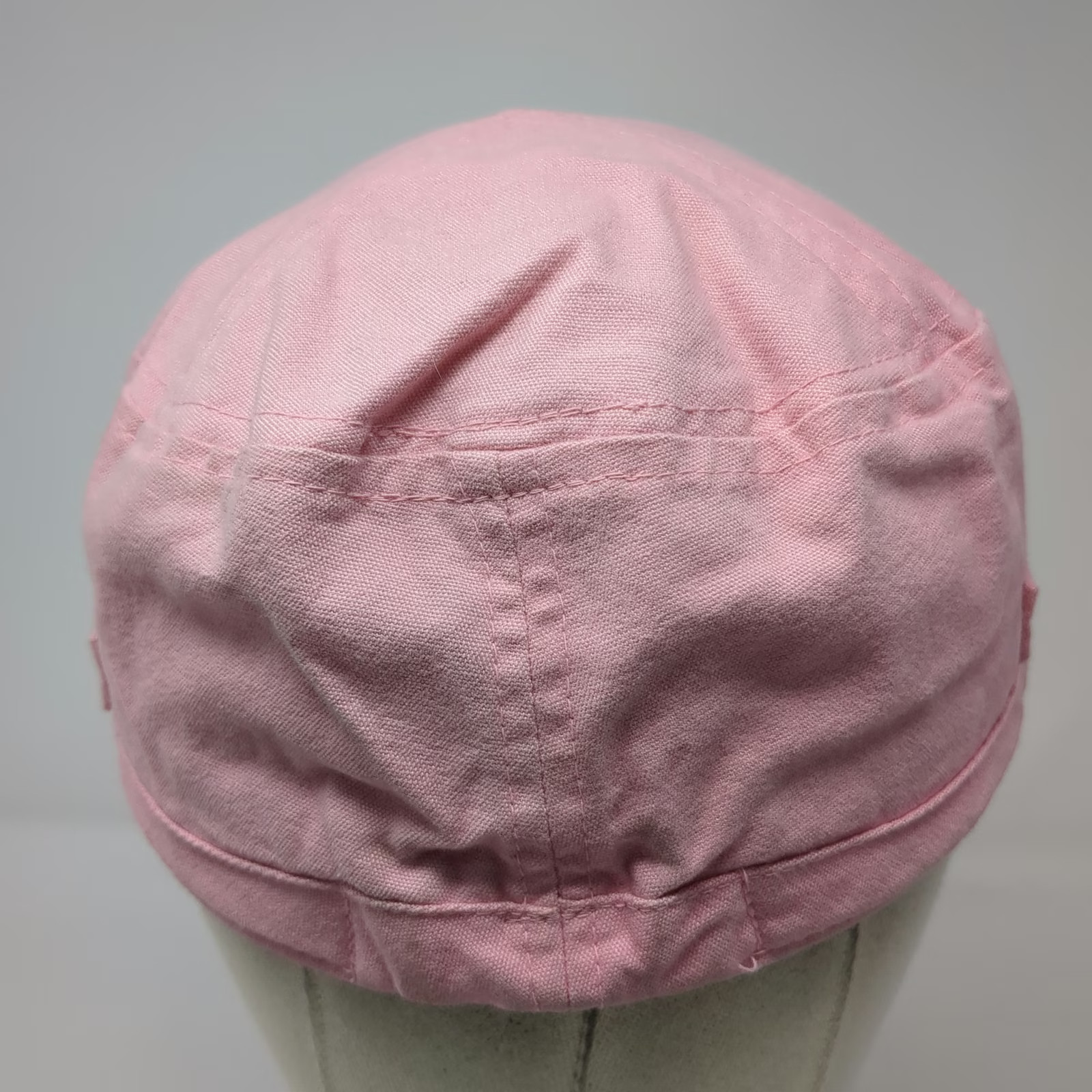 Adidas Army Cap Pink One Size Hat Cotton Logo Side Grommet Flat Top Sport